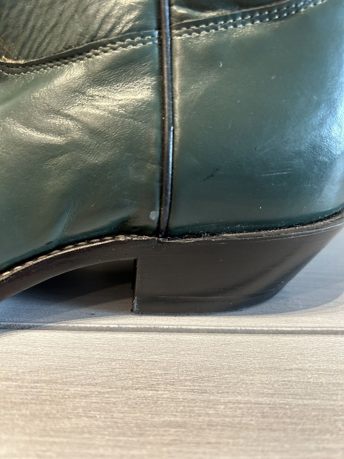 Tony Lama NWOT Tony Lama Forest/Emerald Green Cowboy Boots Size 9.5 Size US 9.5 / IT 39.5 - 8 Thumbnail