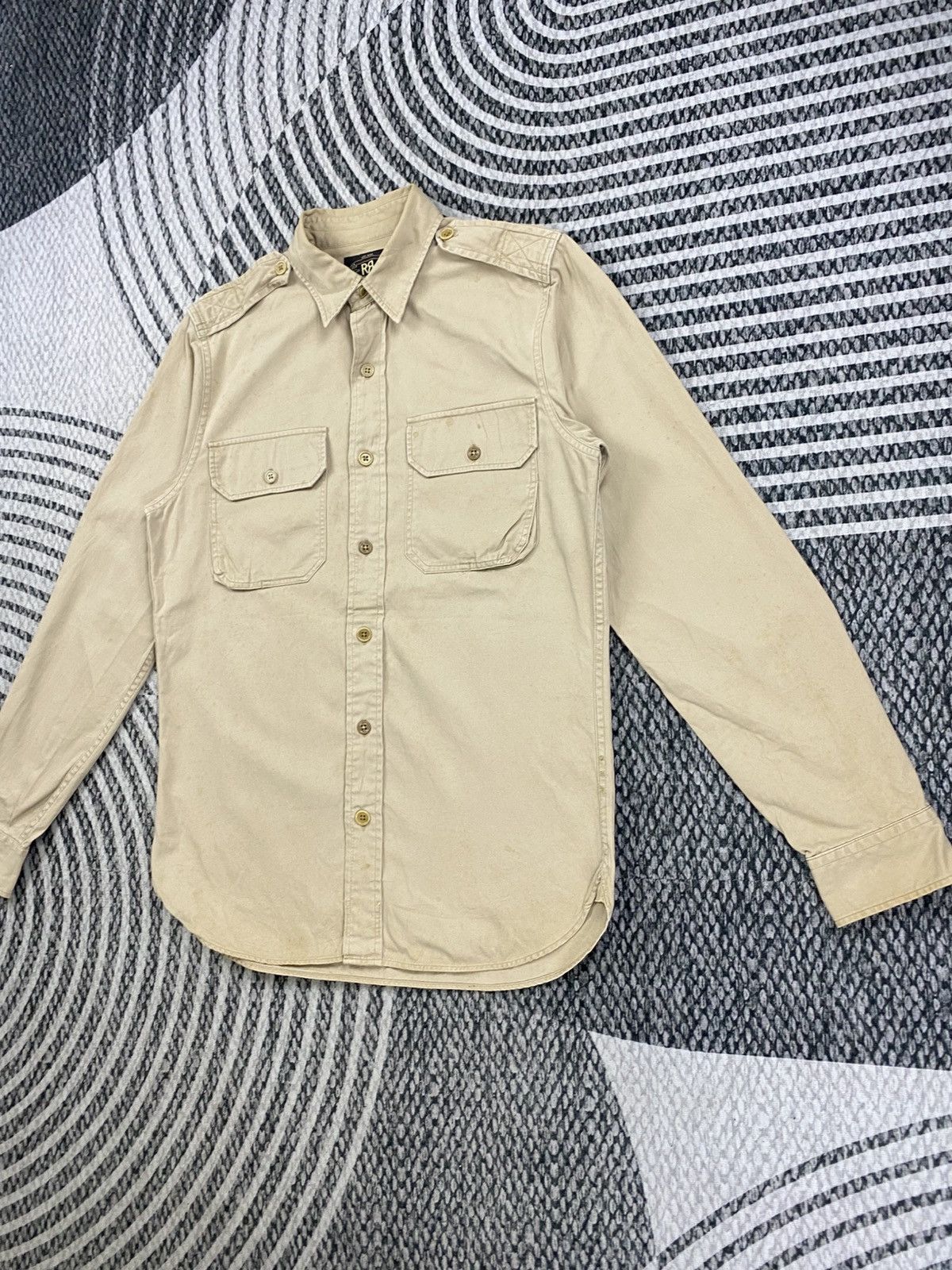 RRL Ralph Lauren 🔥STEALS RRL Ralph Lauren Casual Cotton Button Up Shirt Size US M / EU 48-50 / 2 - 4 Thumbnail