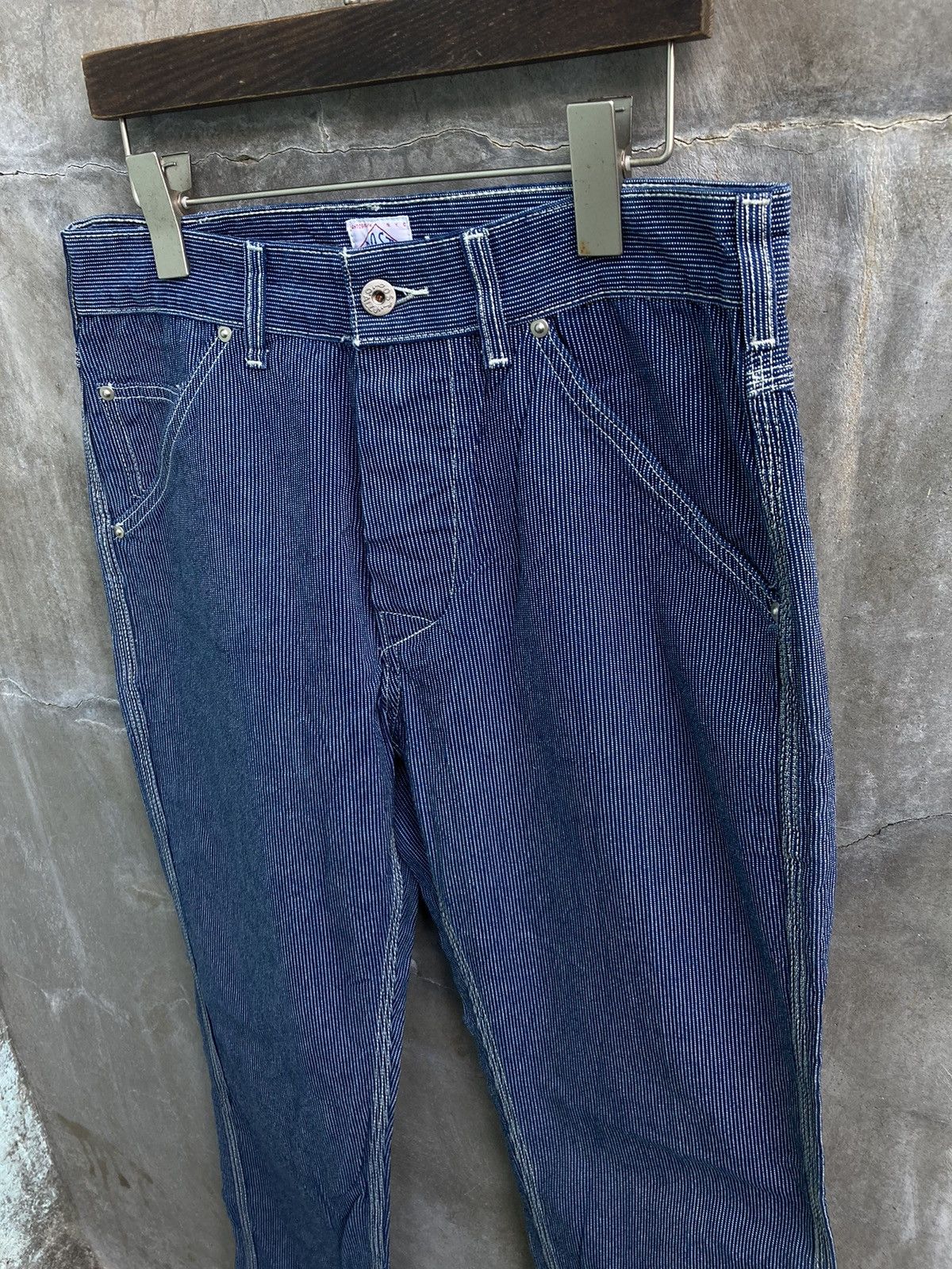 Other Post Overalls Pinstriped Pants Size US 30 / EU 46 - 4 Thumbnail