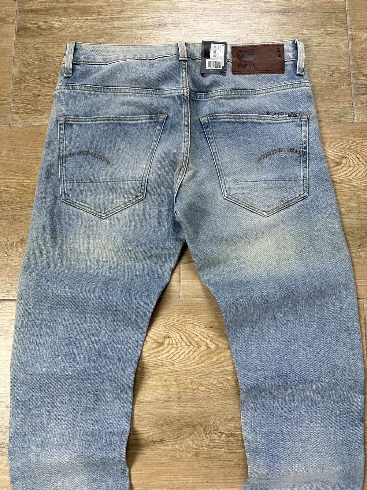 G-Star NEW🏷️ G-Star Raw 3301 Slim Denim Jeans Size US 32 / EU 48 - 9 Thumbnail