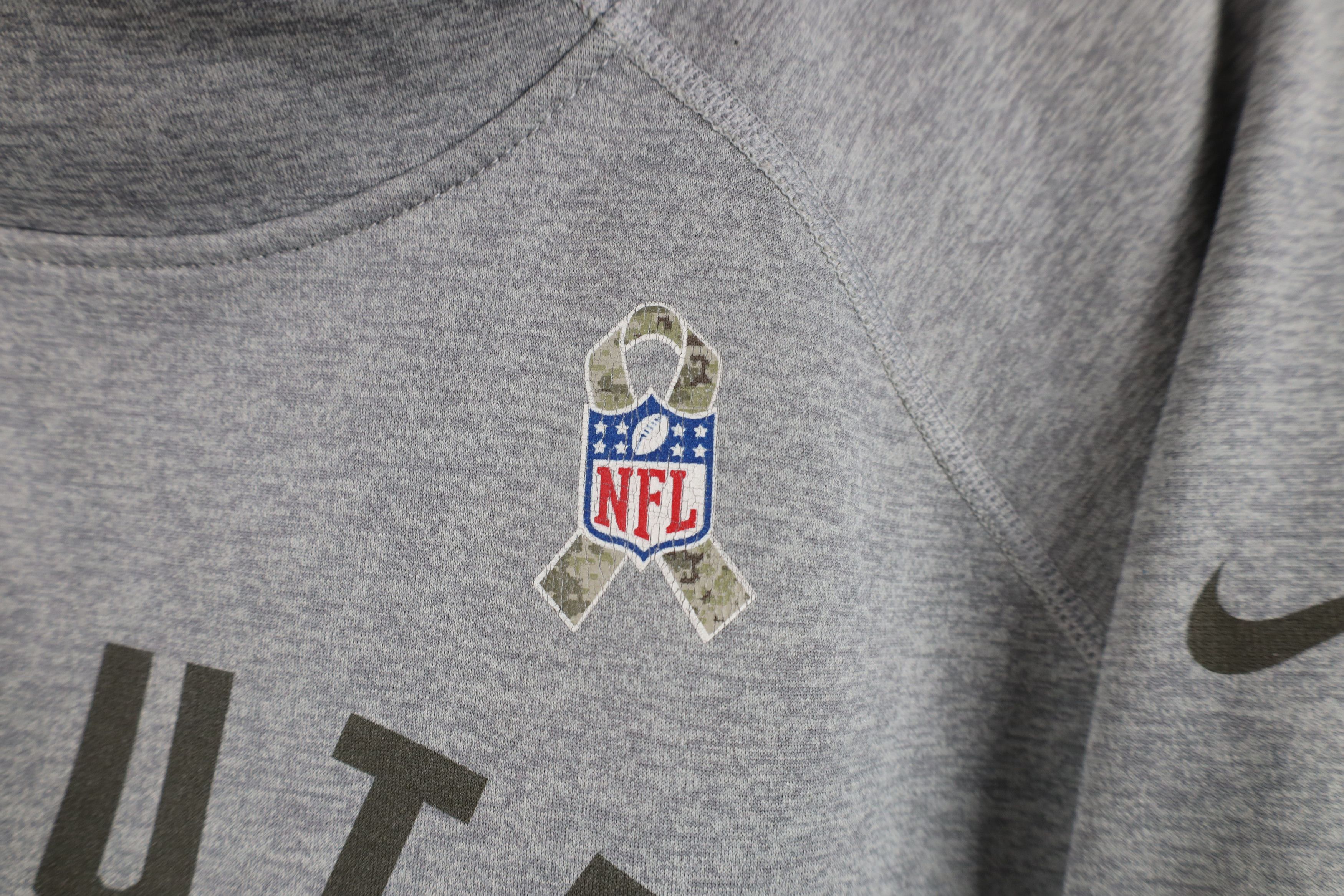 Nike Nike NFL Service New England Patriots Football Hoodie Gray Size XL / US 12-14 / IT 48-50 - 5 Thumbnail