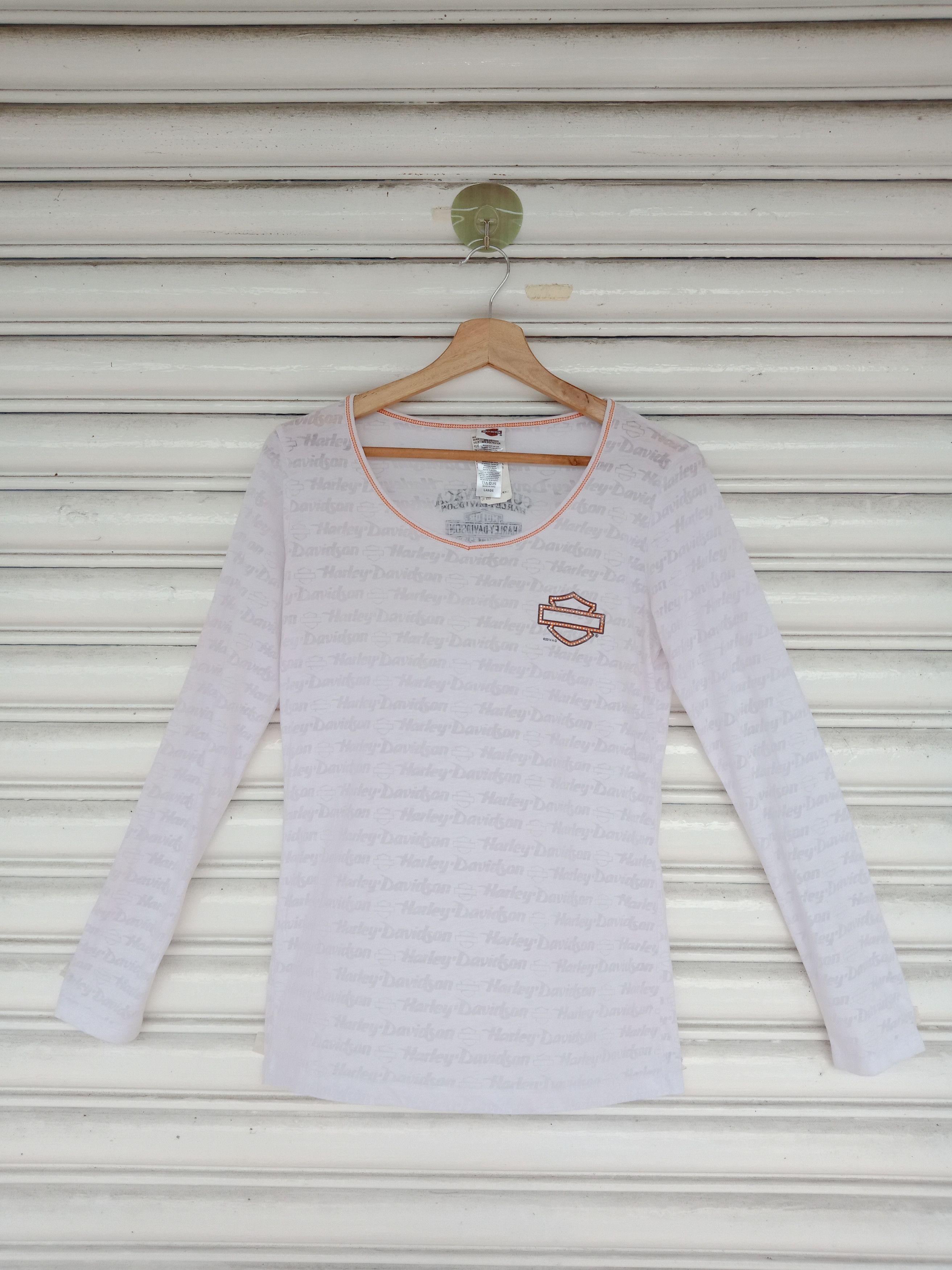 Harley Davidson Harley Davidson Monogram Long Sleeve Size S / US 4 / IT 40 - 1 Thumbnail