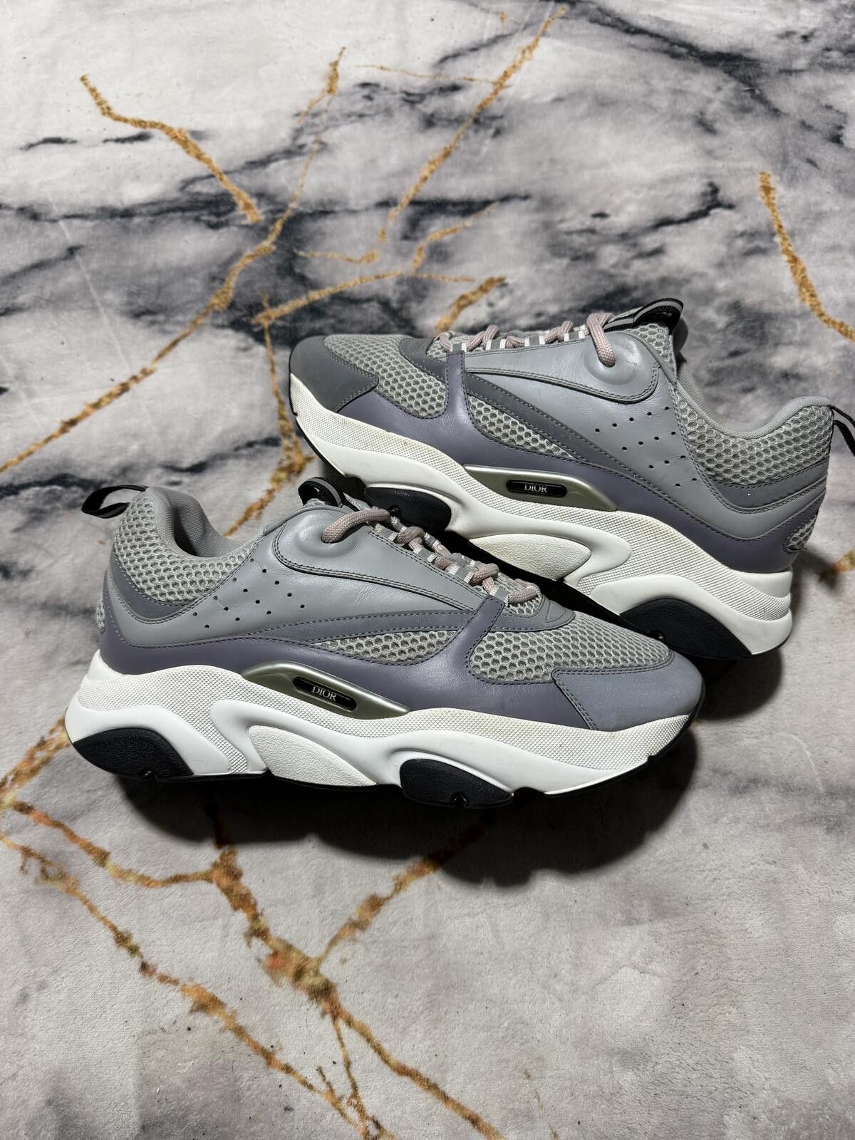 Dior Dior B22 Grey White - Sz 11US Size US 11 / EU 44 - 3 Thumbnail