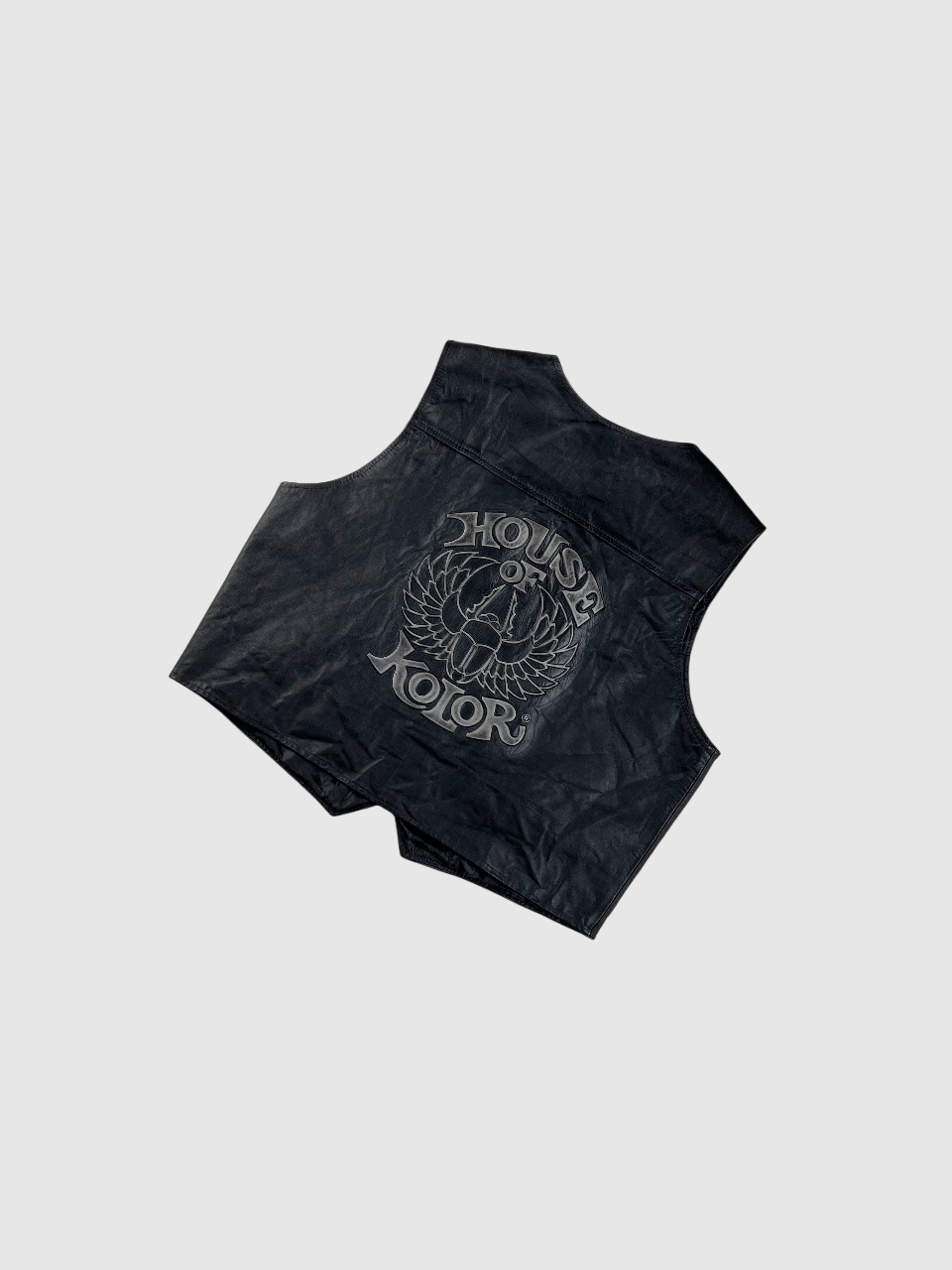 Band Tees × Vintage Vintage Leather Vest House of Kolor Made in USA Size US XL / EU 56 / 4 - 3 Thumbnail
