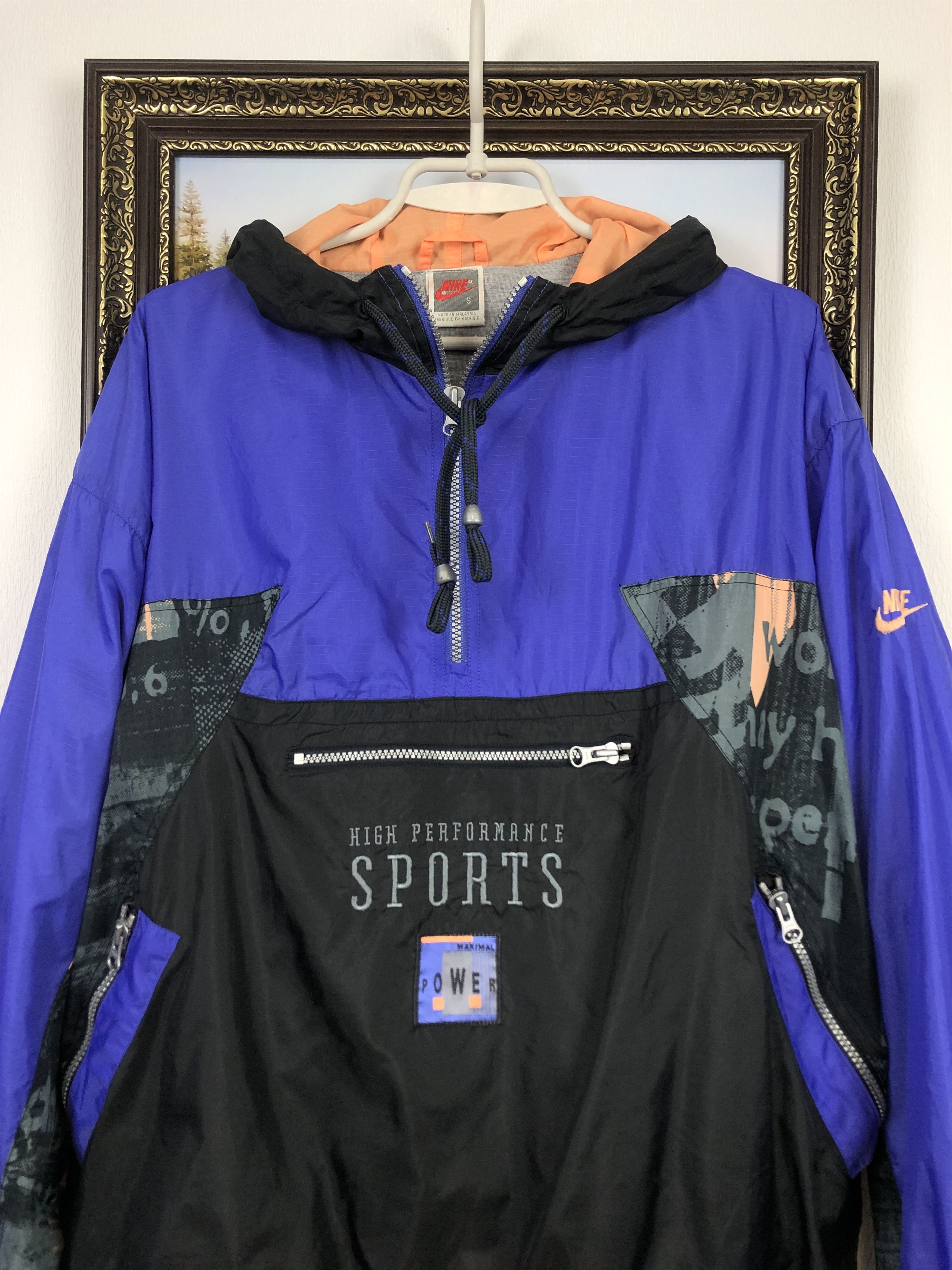Nike Vintage Nike Sport Jacket Track Top Rare Hype Swoosh Size US S / EU 44-46 / 1 - 2 Thumbnail