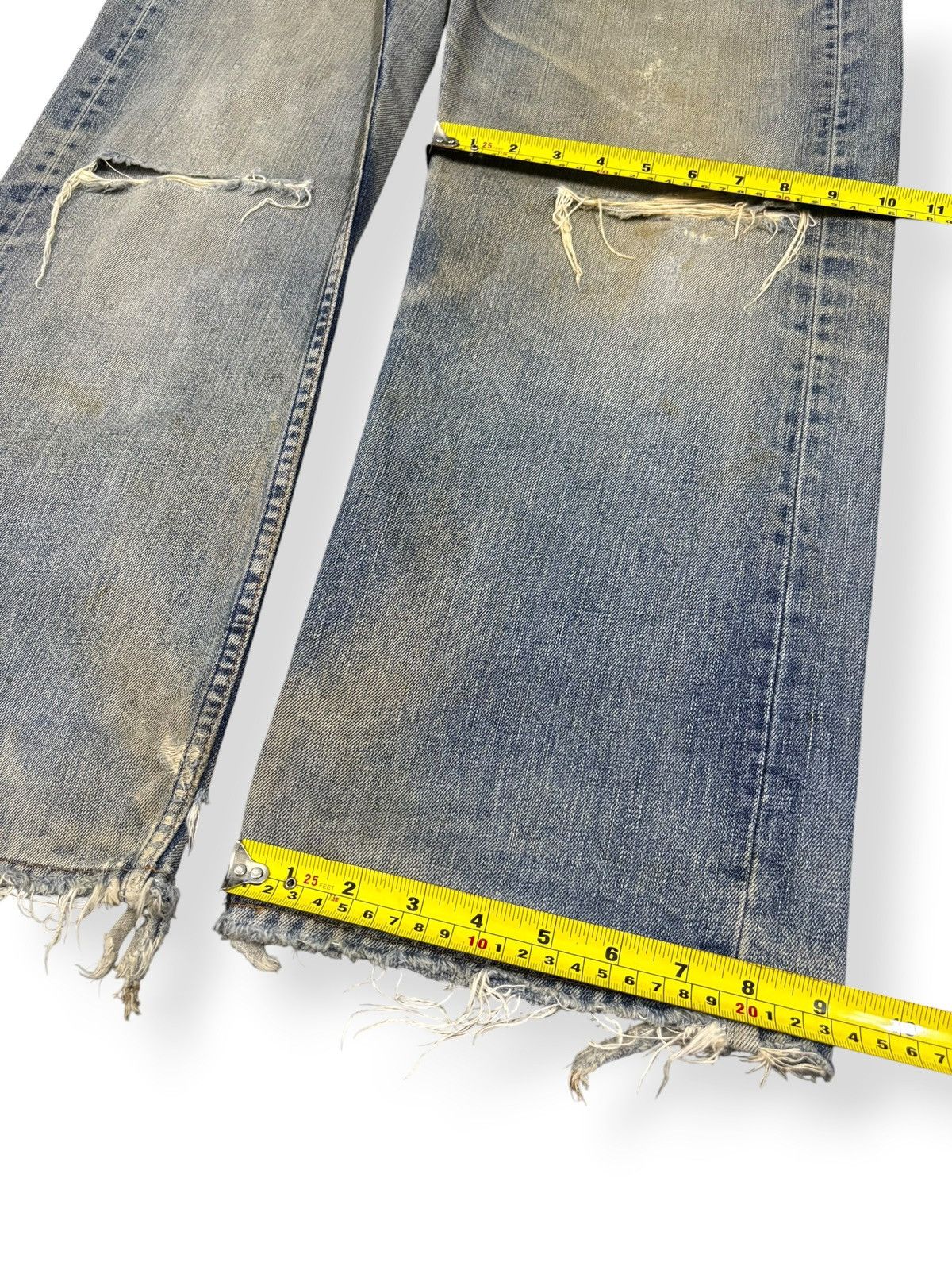 Levi's Vintage 90s Levis 512 Rusty Mud Wash Baggy Distressed Jeans Size US 33 - 15 Thumbnail
