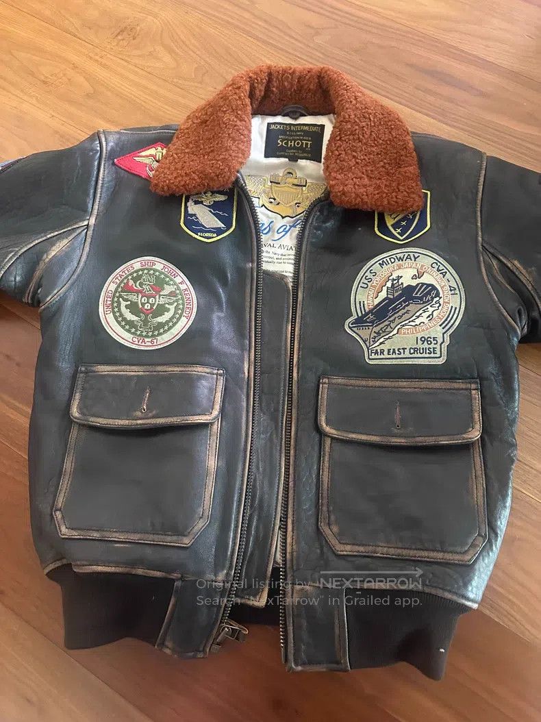 Schott Schott G1 bomber jacket Size US S / EU 44-46 / 1 - 2 Thumbnail