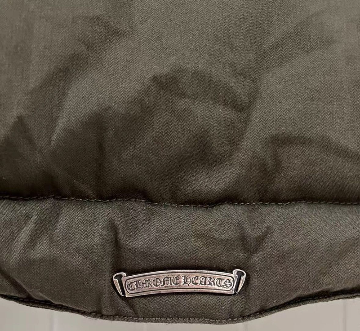 Chrome Hearts Military green down puffer jacket Size US M / EU 48-50 / 2 - 7 Thumbnail