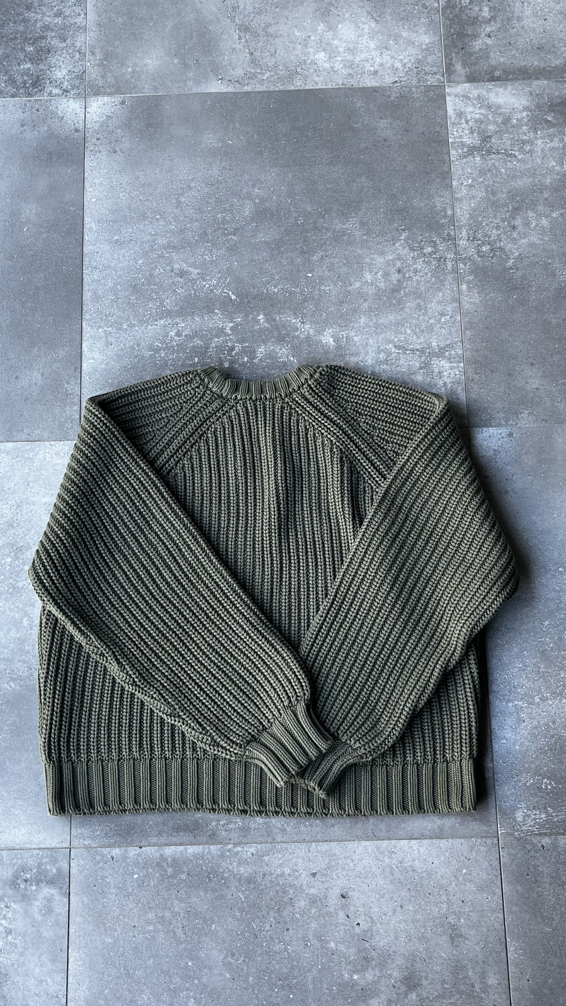 Other Velour Garments 3 Gauge 'Olive' Knit Size US M / EU 48-50 / 2 - 1 Thumbnail