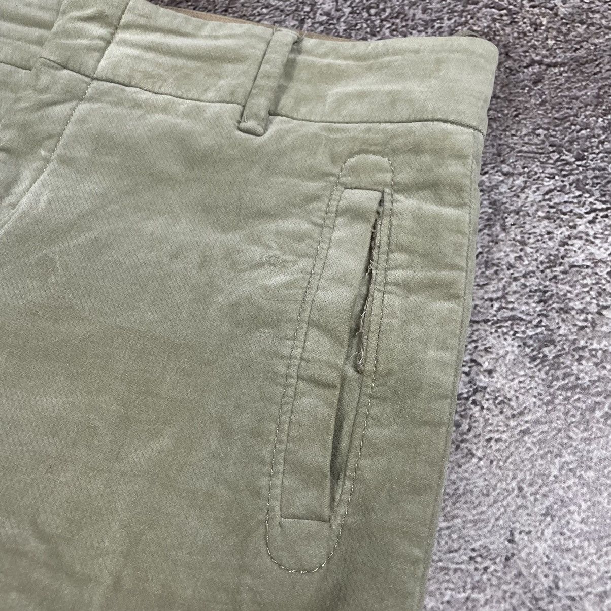 Vintage Vintage Y2K Relaxed Chino Pants Normcore Khaki Logo Faded 34 Size 24" / US 00 / IT 34 - 4 Thumbnail