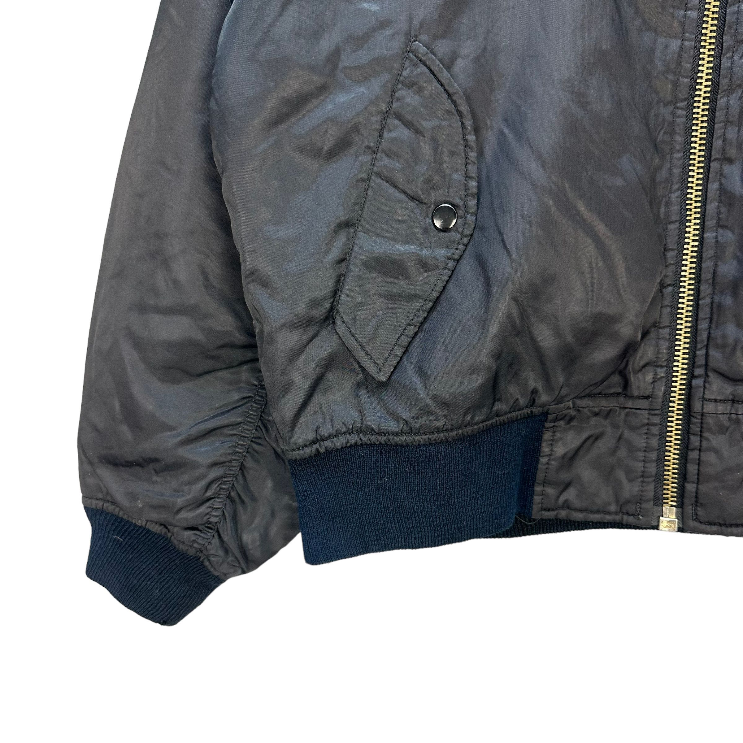 Japanese Brand GLEEMAN MA 1 BOMBER FLIGHT JACKET #8388-007 Size US XL / EU 56 / 4 - 4 Thumbnail