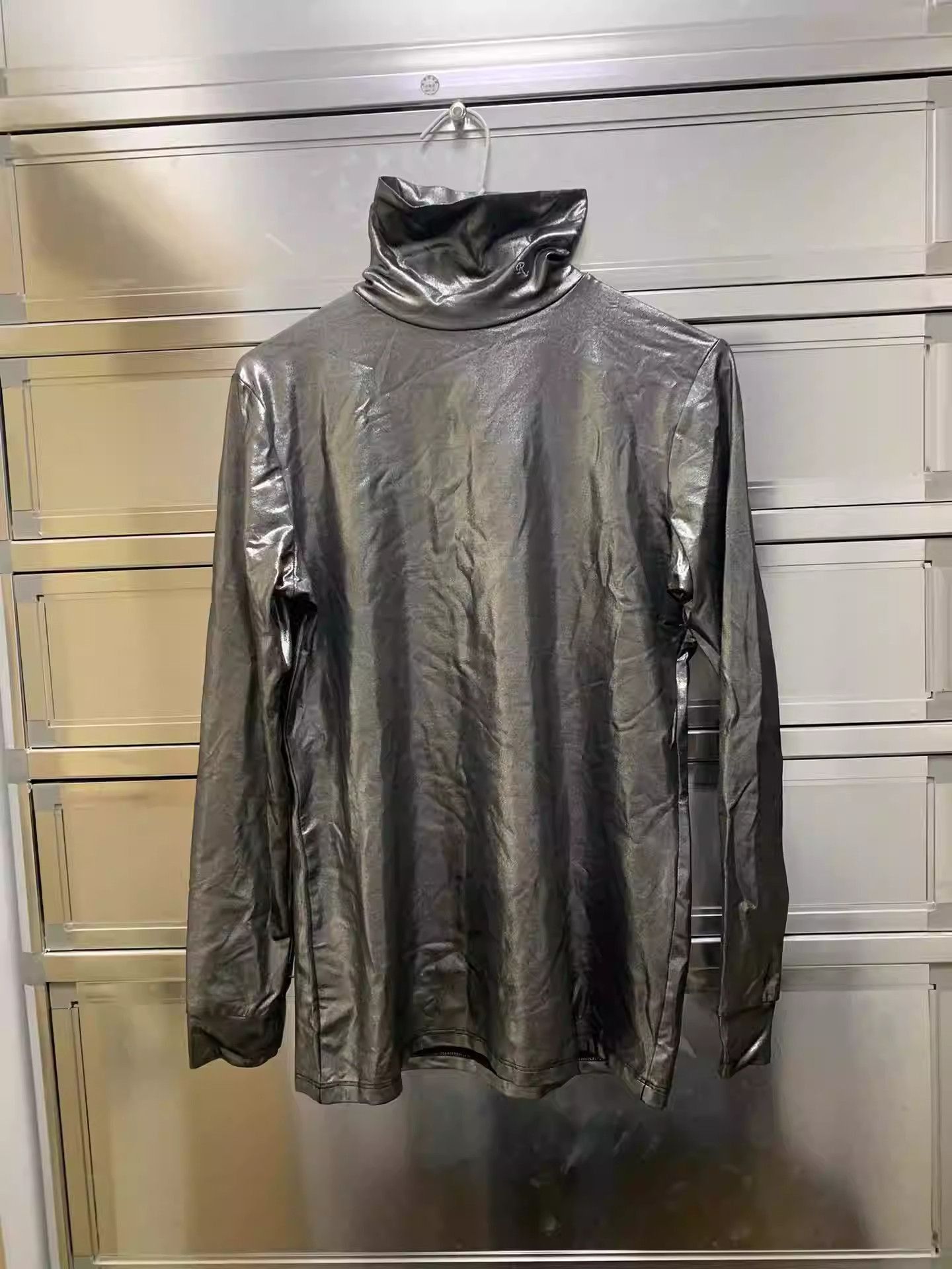 Raf Simons aw20 show classic silver-plated turtleneck bottoms Size US S / EU 44-46 / 1 - 1 Thumbnail