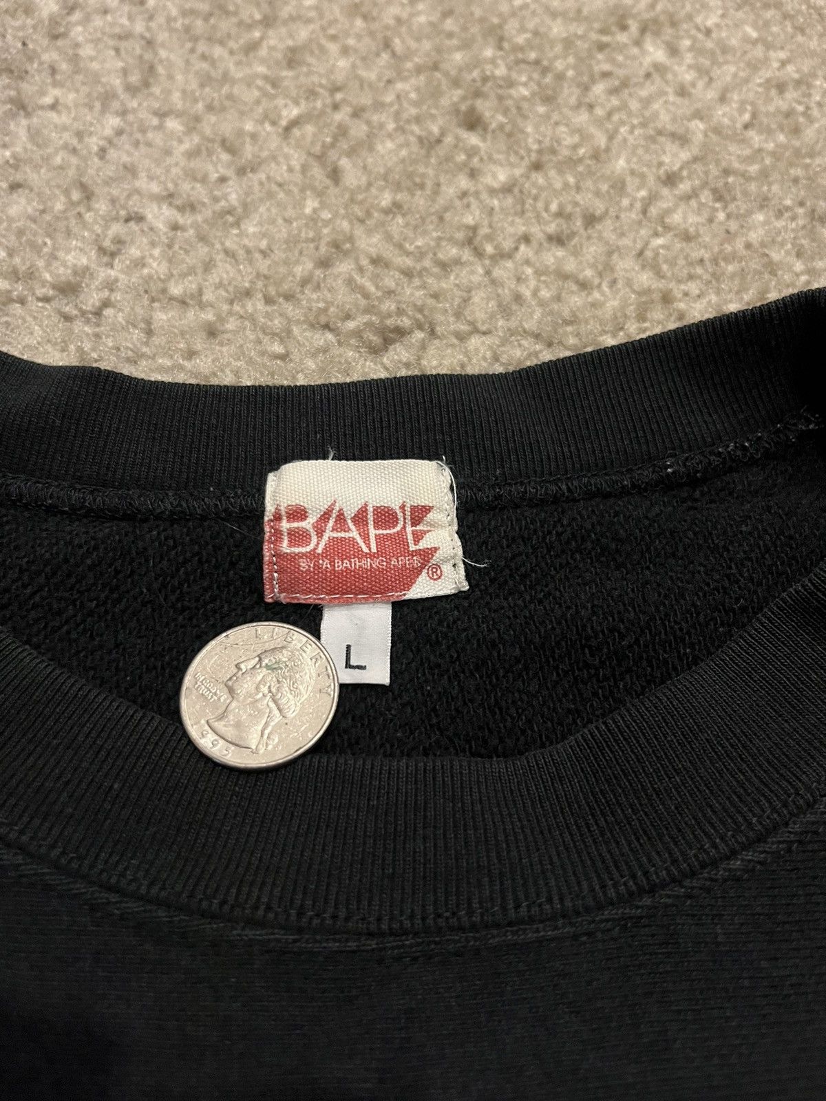 Bape × DC Comics Bape x DC Comics 200’s Flash Crewneck Black L Size US L / EU 52-54 / 3 - 4 Thumbnail