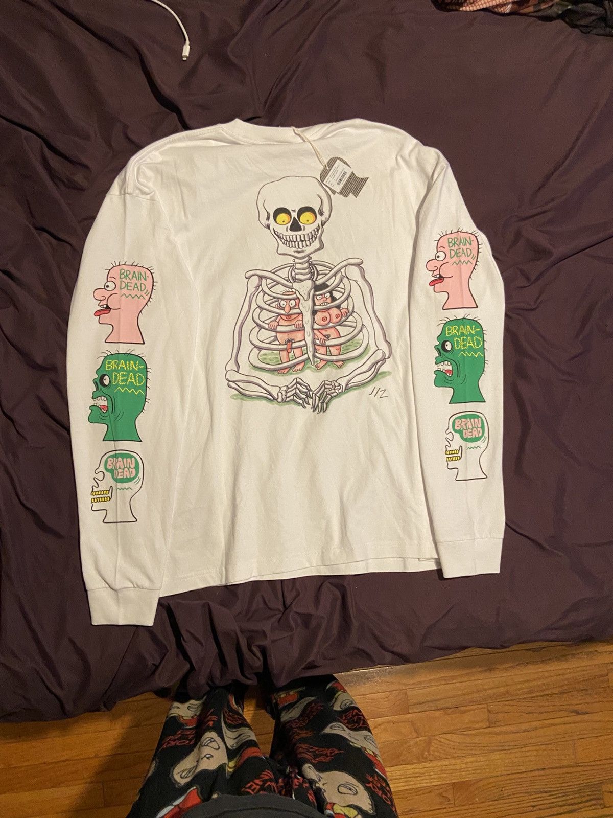 Brain Dead Brain dead x LA times Skelton johnny Ryan shirt Size US XL / EU 56 / 4 - 1 Thumbnail