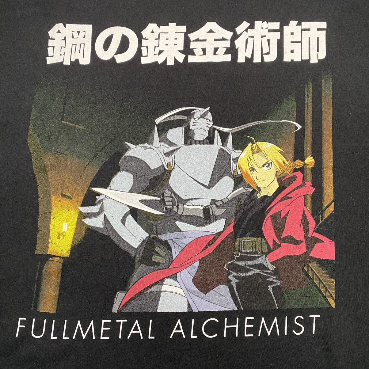 Anime × Vintage FULLMETAL ALCHEMIST BROTHERHOOD ANIME T SHIRT RARE SIZE! Size US XXL / EU 58 / 5 - 5 Thumbnail