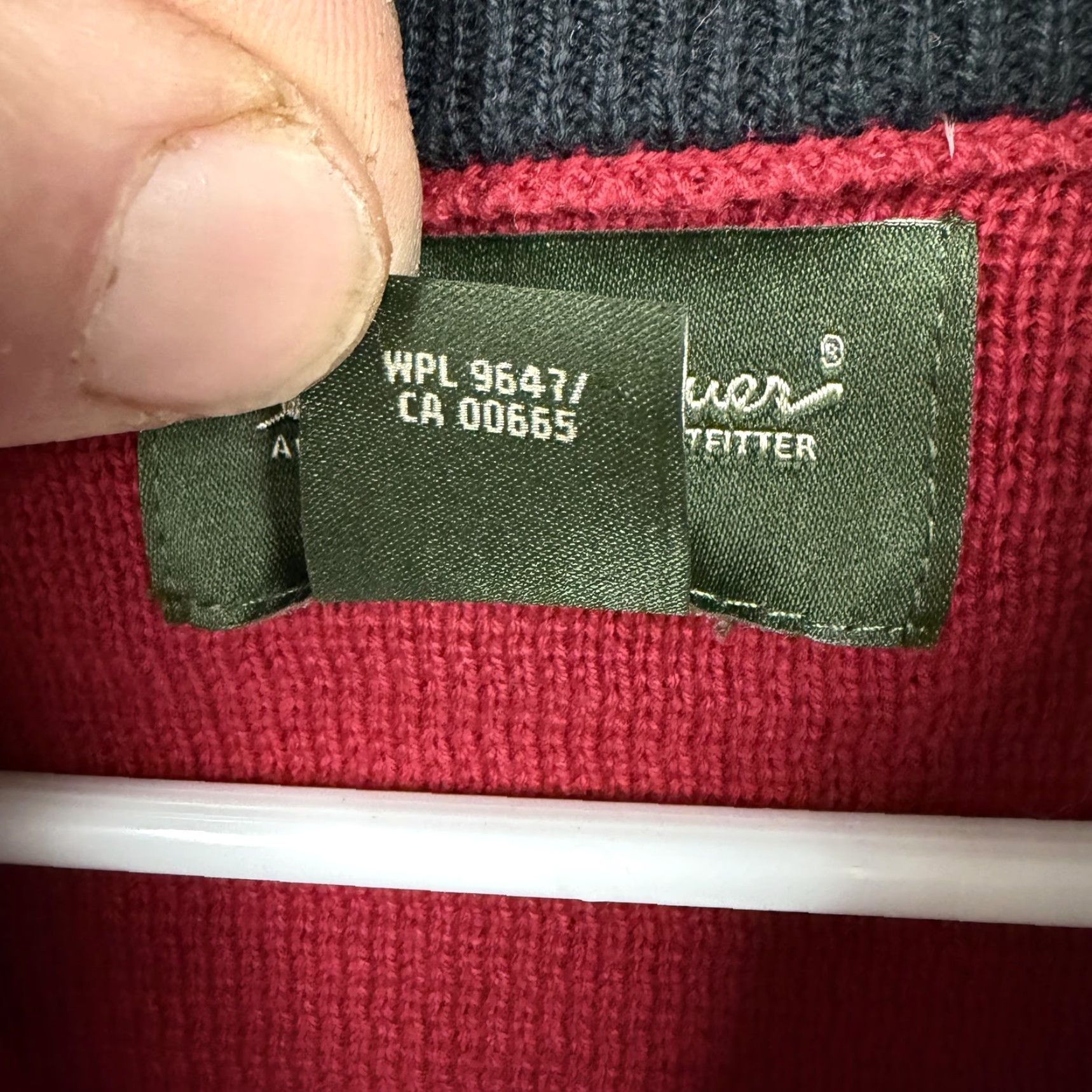 Eddie Bauer Eddie Bauer Sweater Mens 2XL Red Black 1/4 Zip Pullover Outdoor Gorpcore Knit Mock Neck Shirt Size US XXL / EU 58 / 5 - 7 Thumbnail