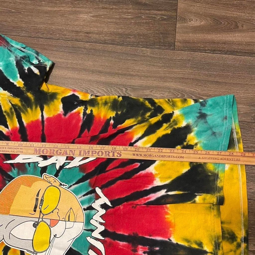 Gildan Bad bunny x Bugs bunny multicolored tie dye t shirt size M Size US M / EU 48-50 / 2 - 4 Thumbnail