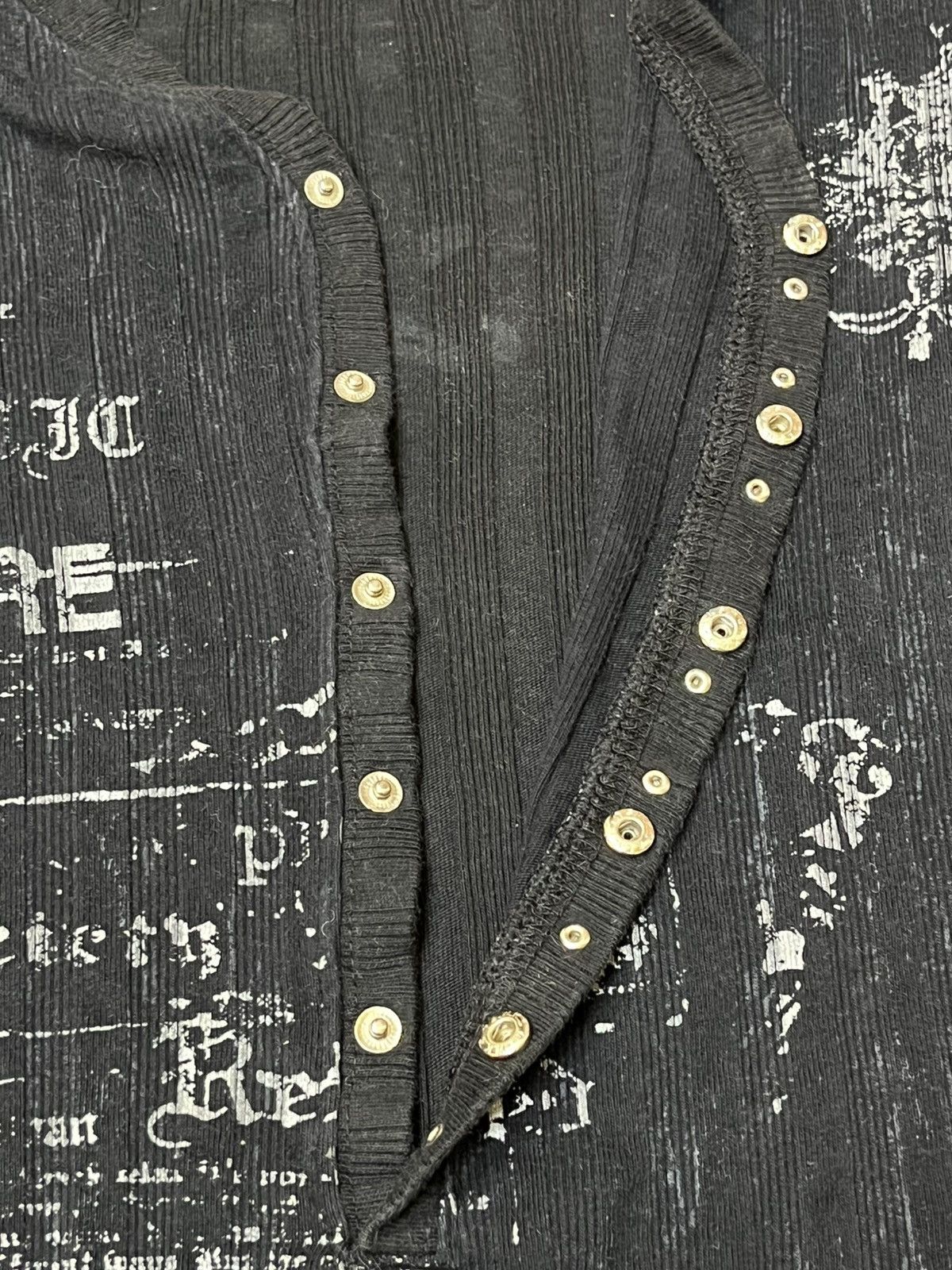 In The Attic Japanese streetwear IN THE ATTIC half button l/s tee shirt Size US M / EU 48-50 / 2 - 6 Thumbnail