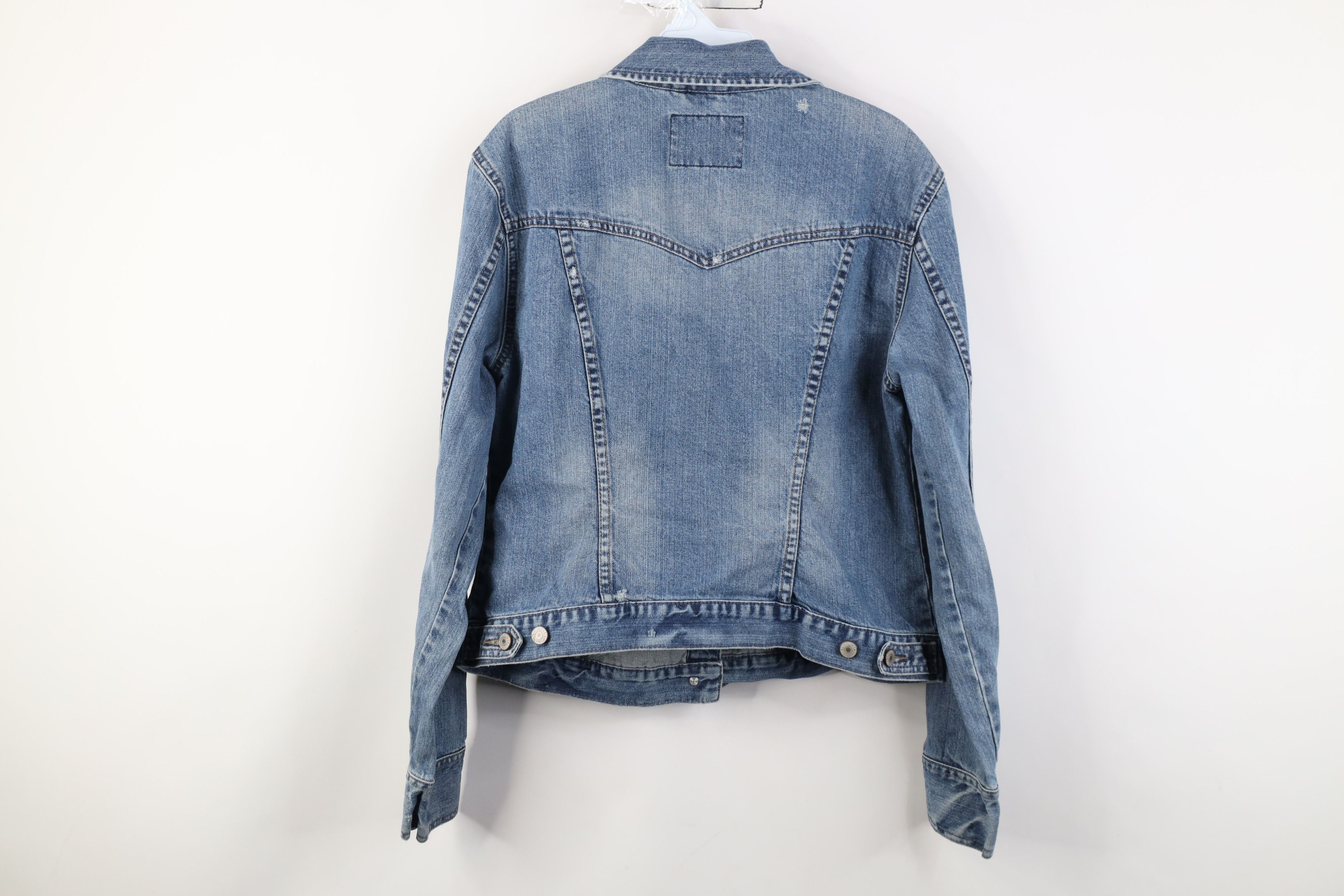 Aeropostale Vintage 90s Y2K Aeropostale Denim Jean Trucker Jacket Size XL / US 12-14 / IT 48-50 - 13 Thumbnail