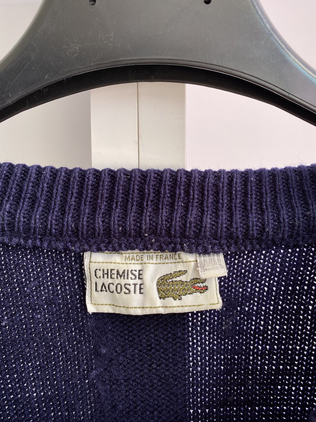 Lacoste × Vintage Vintage Lacoste wool sweater Size US L / EU 52-54 / 3 - 4 Thumbnail