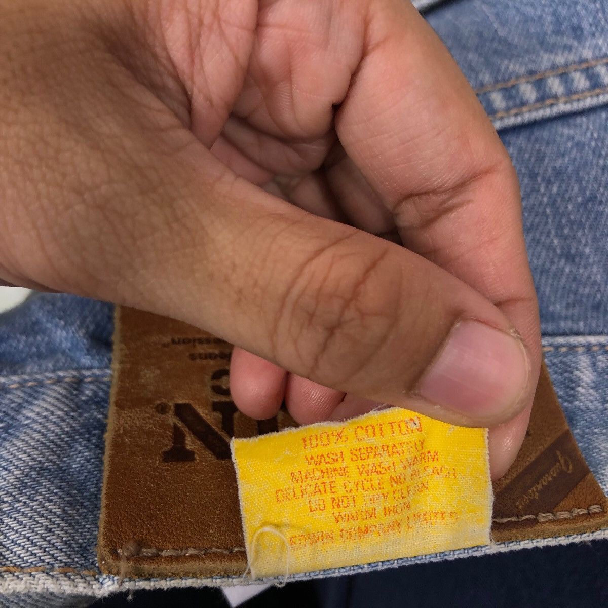 Edwin 🔥Vintage Denim Jeans Edwin Us Classic Biker Wear Size US 30 / EU 46 - 23 Thumbnail