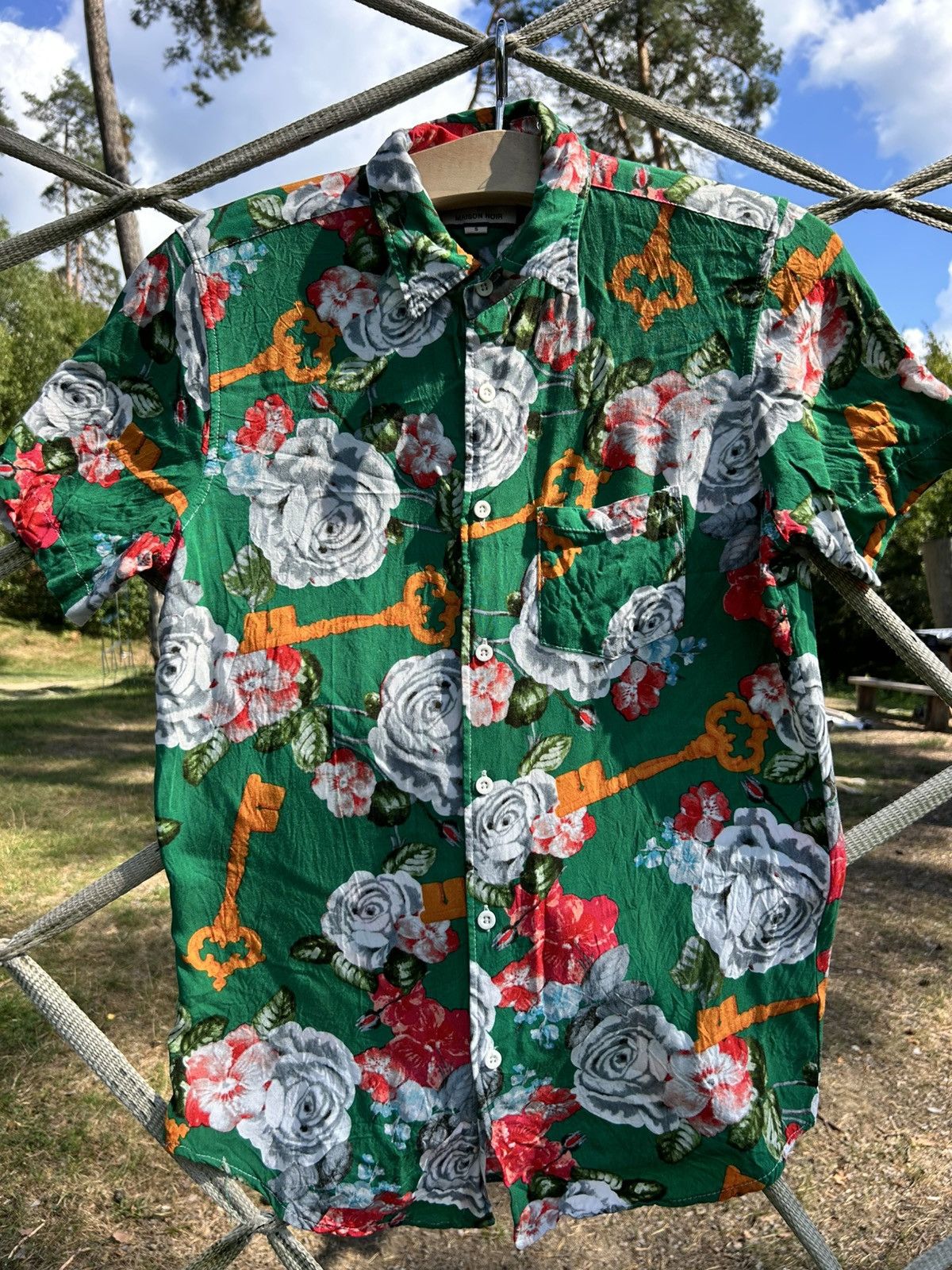 Other Maison Noir Festival Short Sleeve Shirt Floral Size S Size US S / EU 44-46 / 1 - 3 Thumbnail