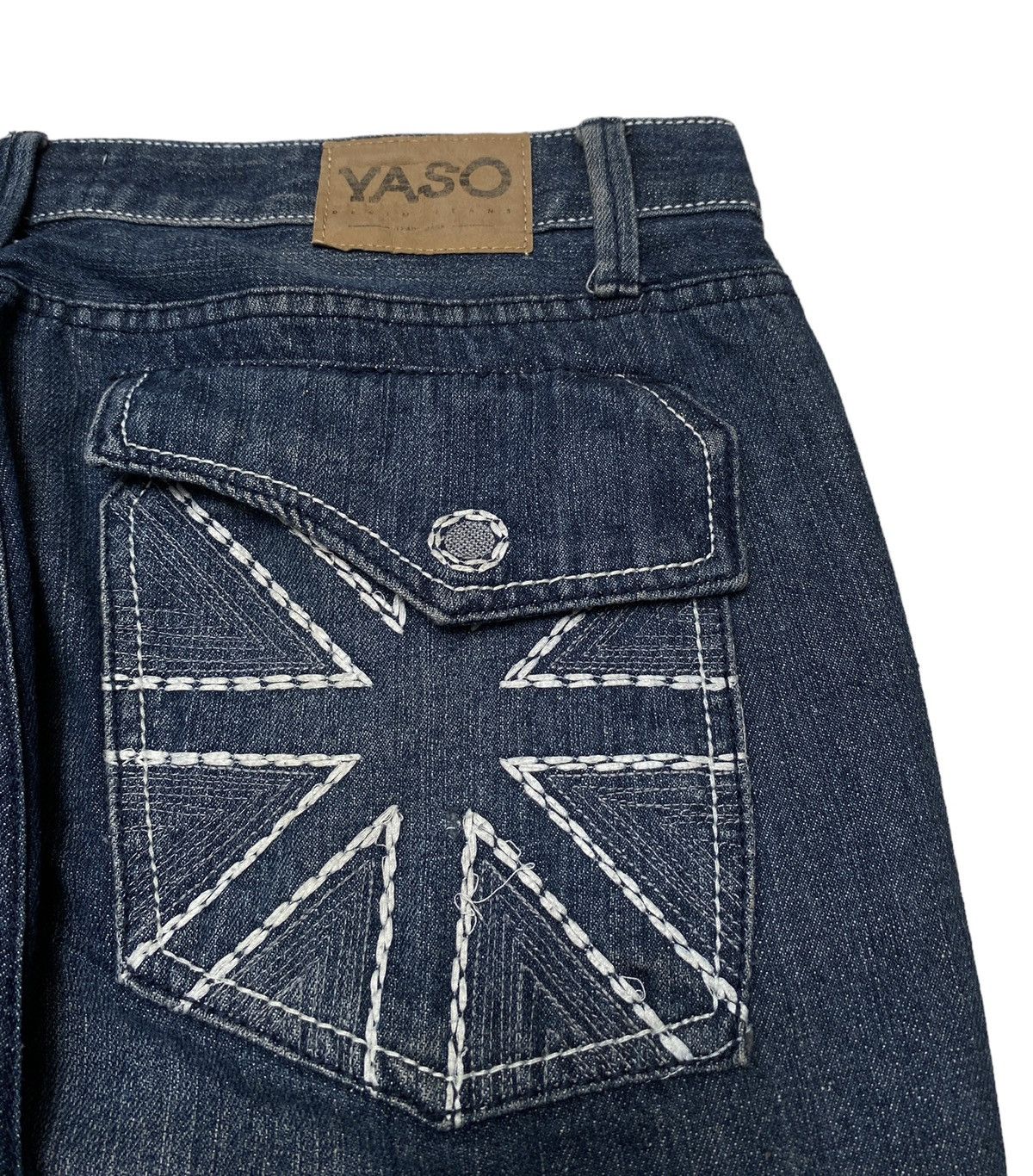 Designer × Japanese Brand × Vintage Vintage Japanese Brand Yaso Baggy Jeans 2000s Size US 38 / EU 54 - 7 Thumbnail