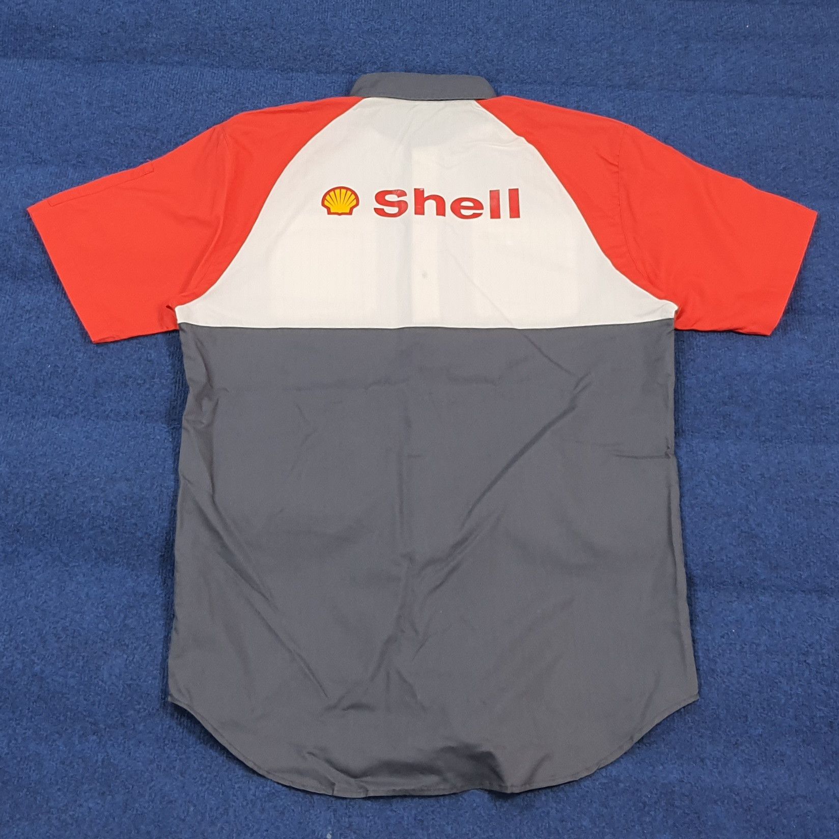 Vintage Vintage Shell Oil Company Staff Uniform Shirt C301N65 Size US L / EU 52-54 / 3 - 3 Thumbnail