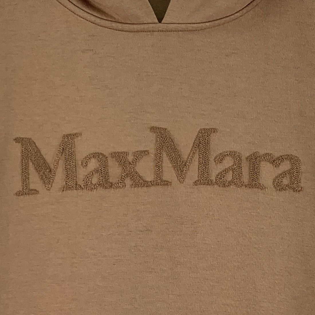 Max Mara Maxmara Brown Cotton Hooded Long Sleeve Sweatshirt K26WX Size L / US 10 / IT 46 - 4 Thumbnail