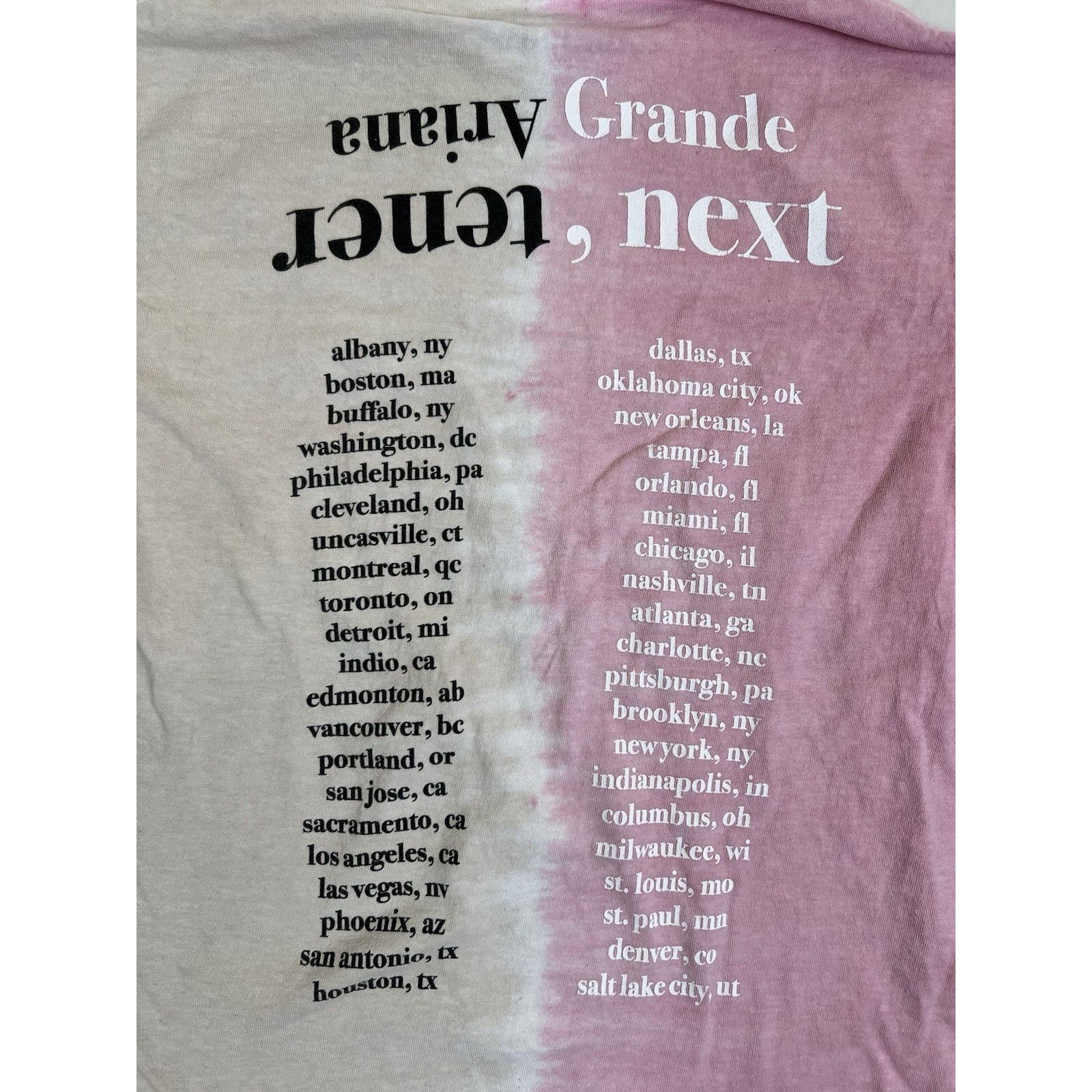 Other Ariana Grande Sweetener Thank You Next Concert Tour T-Shirt Size US S / EU 44-46 / 1 - 7 Thumbnail