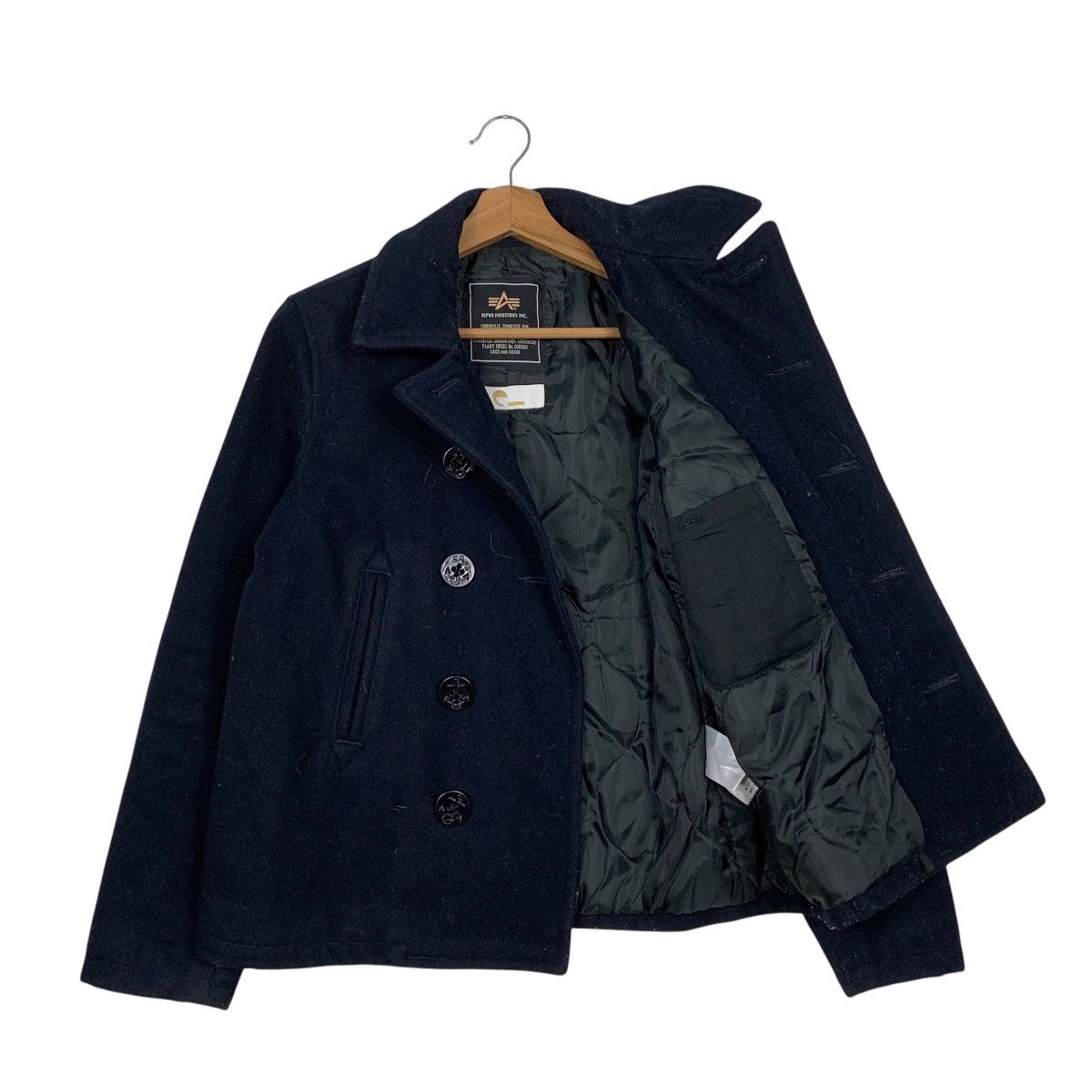 Alpha Industries Alpha Industries Double Breasted Coat Size US S / EU 44-46 / 1 - 9 Thumbnail