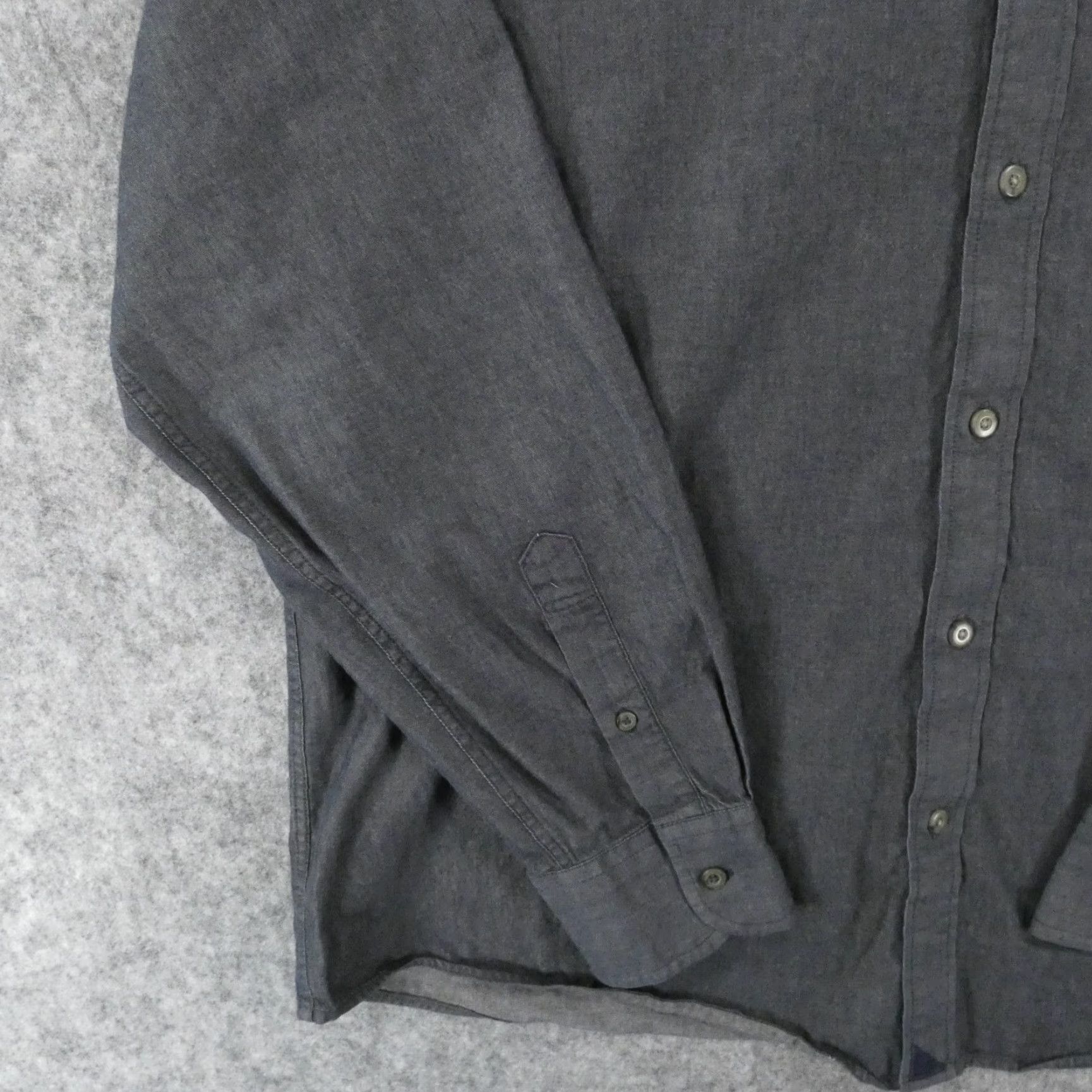 UNTUCKit UNTUCKit Shirt Mens XL Long Sleeve Button Up Gray Size US XL / EU 56 / 4 - 4 Thumbnail
