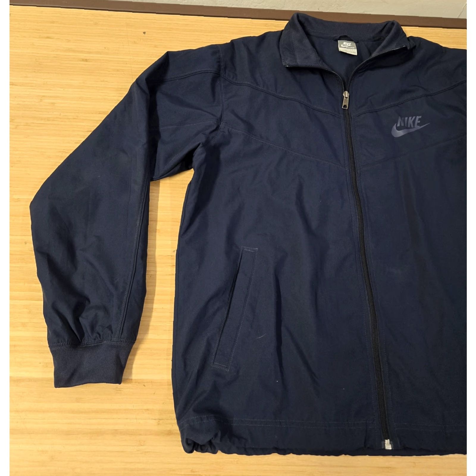 Nike Nike Jacket Mens Large Blue Full Zip Lightweight Windbreaker Coat Sportswear Size US L / EU 52-54 / 3 - 3 Thumbnail