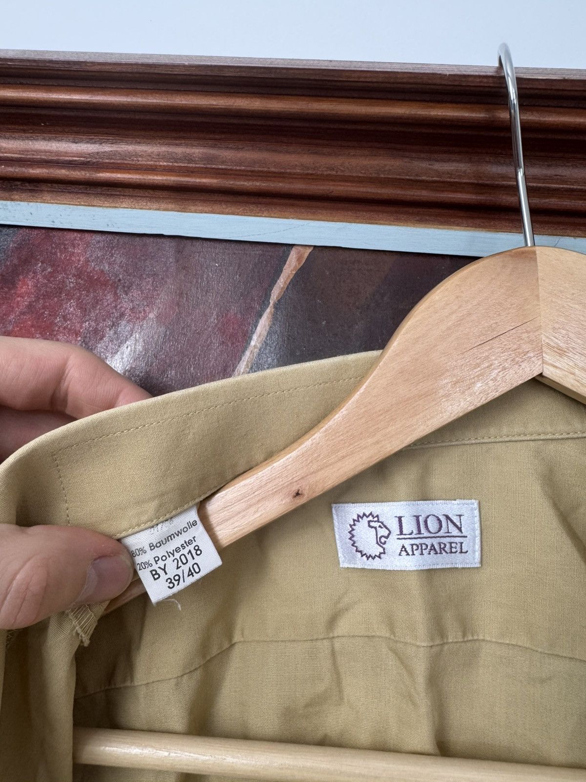 Vintage Vintage Polizei German Button Up Short Sleeve Shirt Beige Size US M / EU 48-50 / 2 - 4 Thumbnail