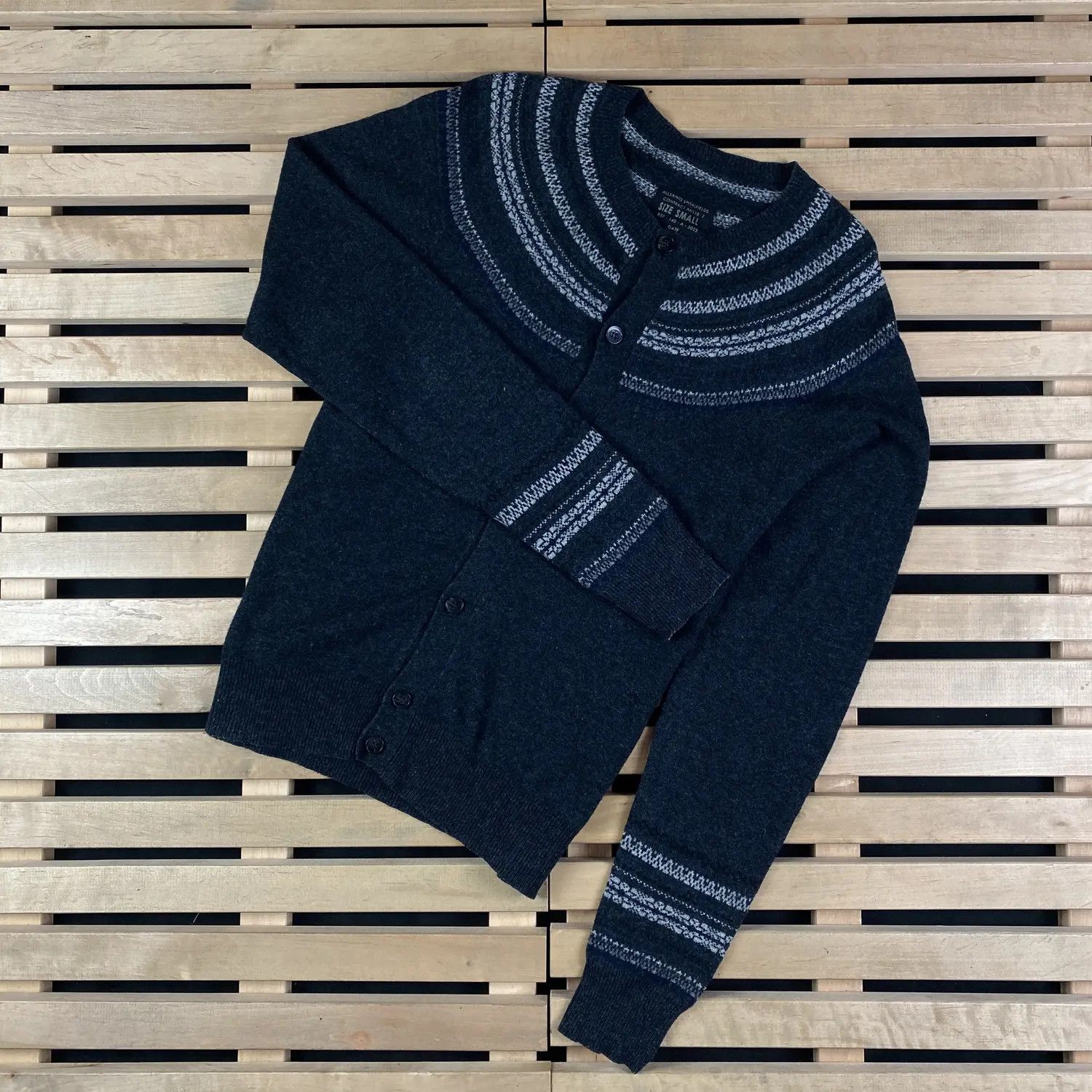 Allsaints Mens Sweater Sigur Cardigan Allsaints Size S Size US S / EU 44-46 / 1 - 1 Thumbnail