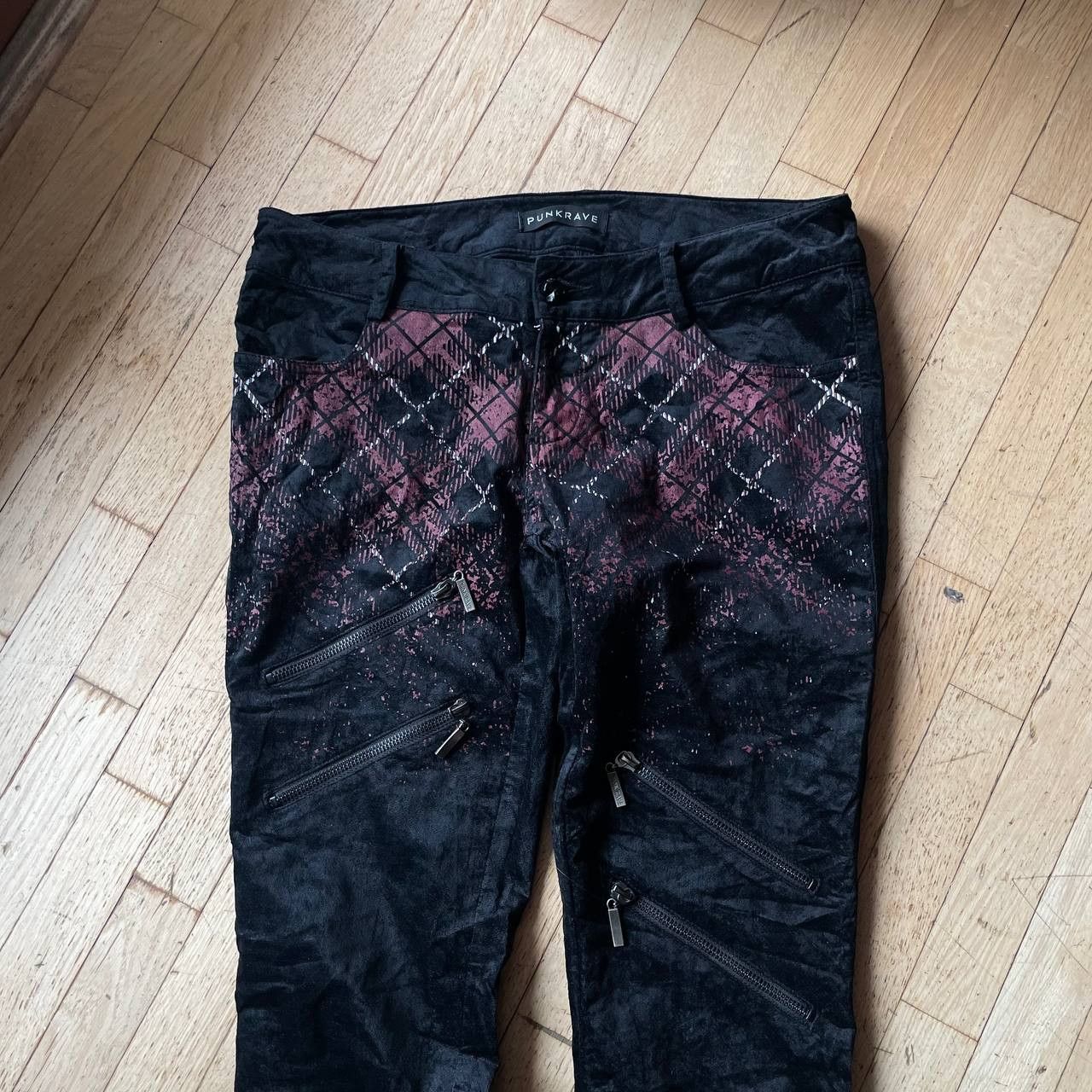 Other Punk Rave Gothic Pants type Gothicana type Killstar Size 32" / US 10 / IT 46 - 6 Thumbnail