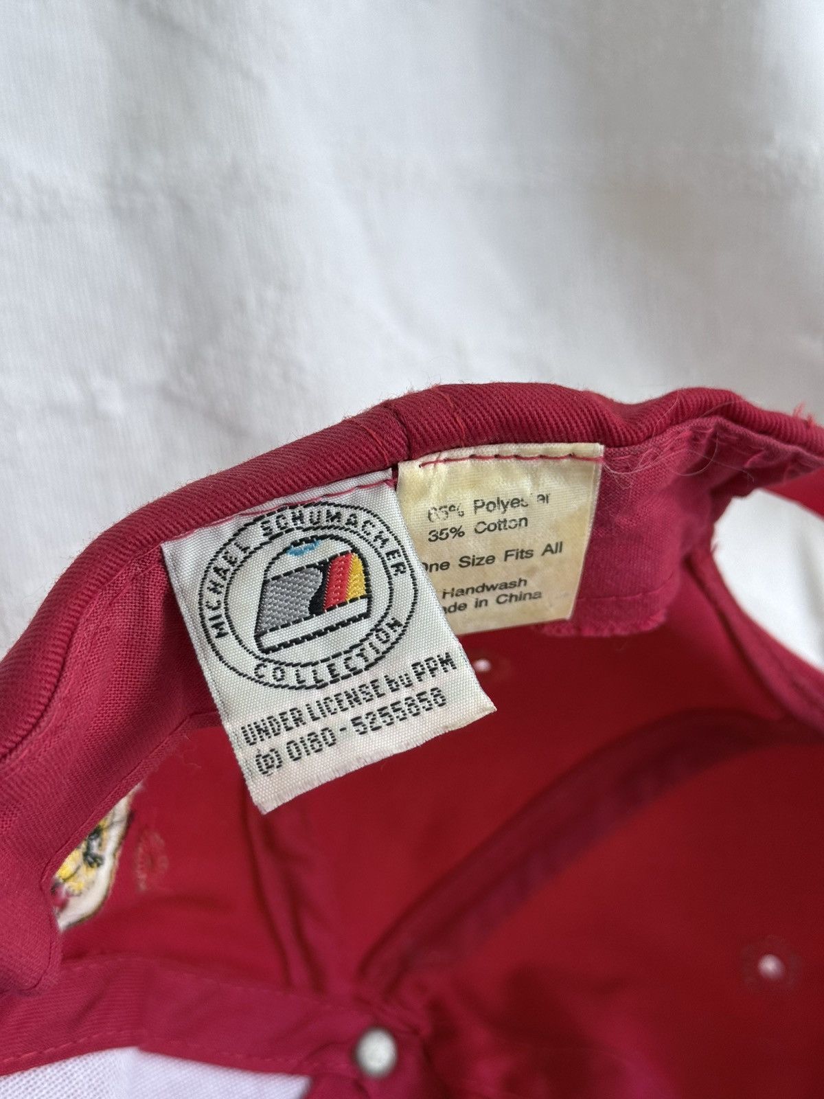 Ferrari Vintage Ferrari Michael Schumacher Dekra Cap Hat Size ONE SIZE - 8 Thumbnail