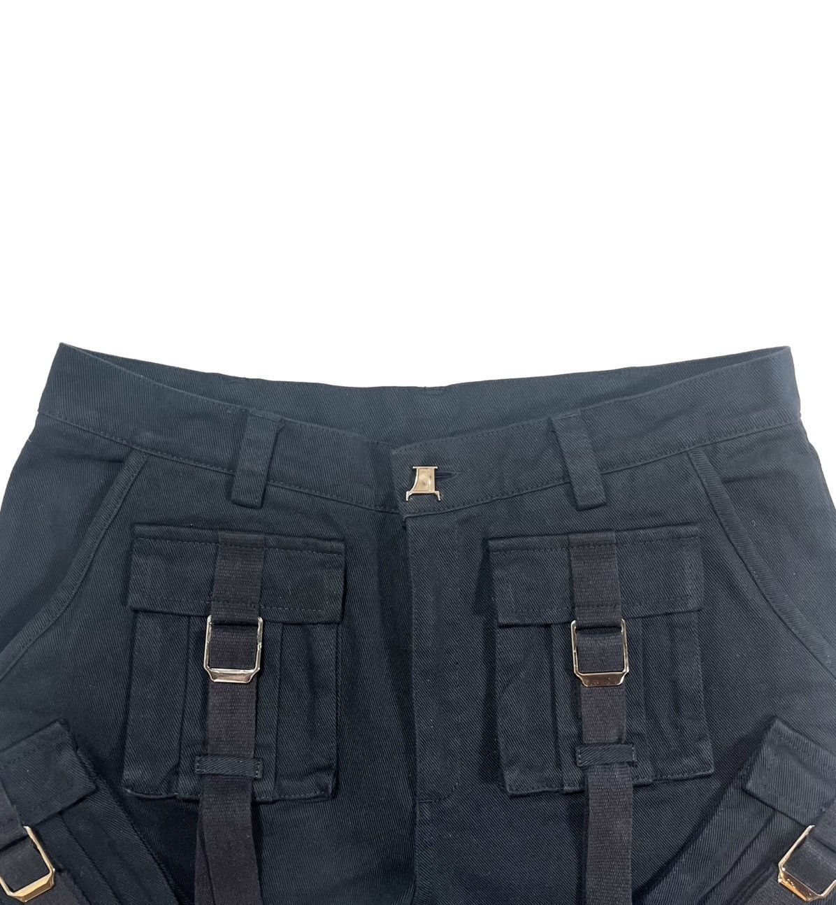 Japanese Brand Dacha Fisherman Cargo Flare Pants Size US 31 - 7 Thumbnail