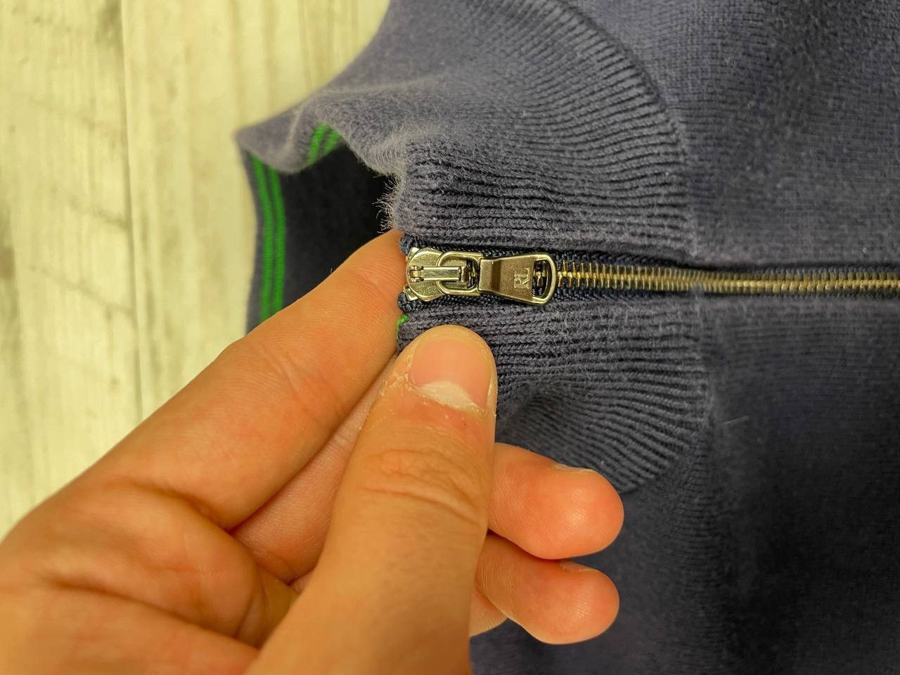 Polo Ralph Lauren Vintage Polo Golf Ralph Lauren Sweatshirt Half Zip Size US L / EU 52-54 / 3 - 3 Thumbnail