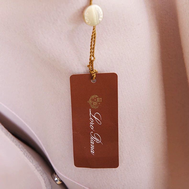 Loro Piana LORO PIANA Pink and gray double-faced cashmere coat Size M / US 6-8 / IT 42-44 - 8 Thumbnail