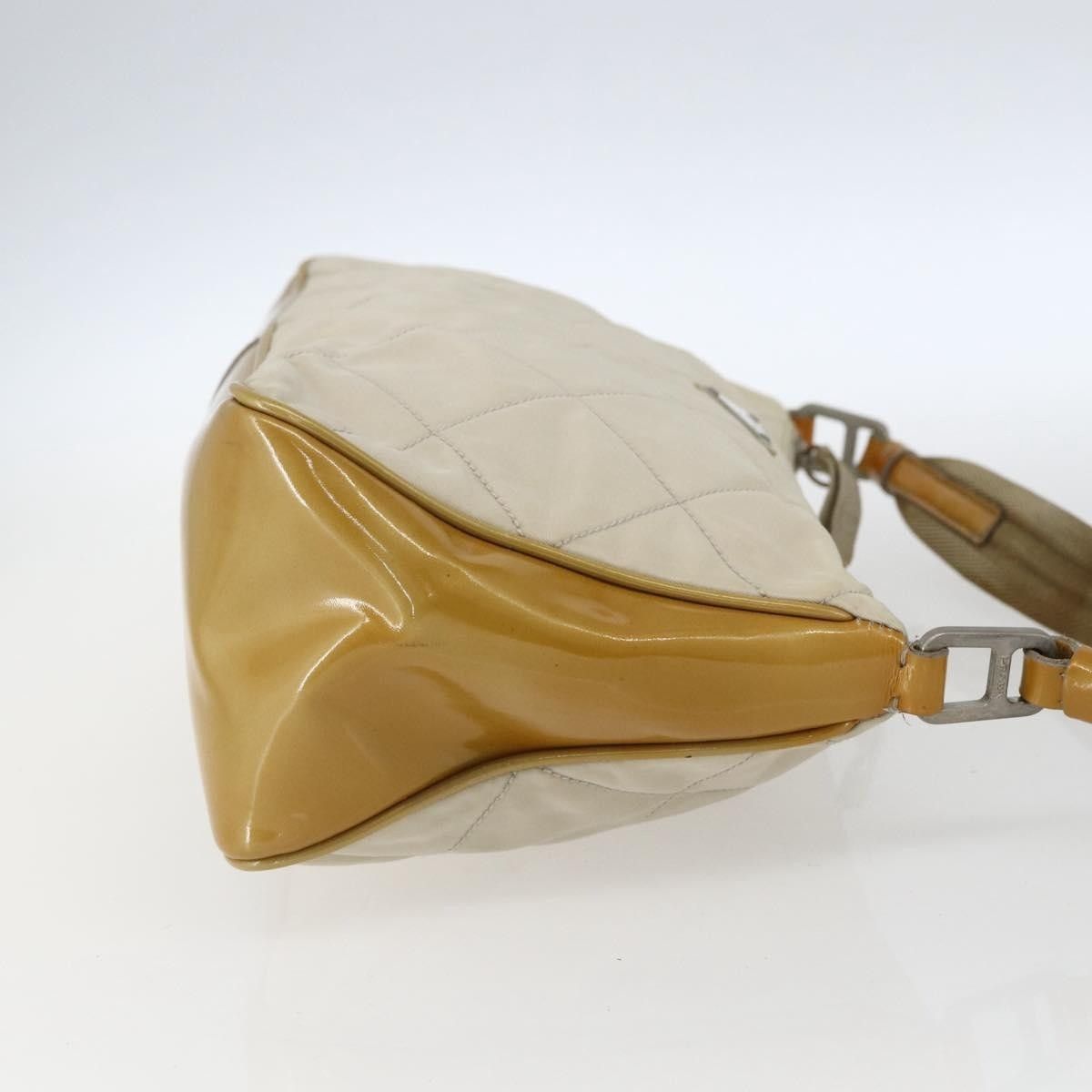 Prada PRADA Shoulder Bag Nylon Yellow Silver Auth 169507 - Jerrill Size ONE SIZE - 5 Thumbnail