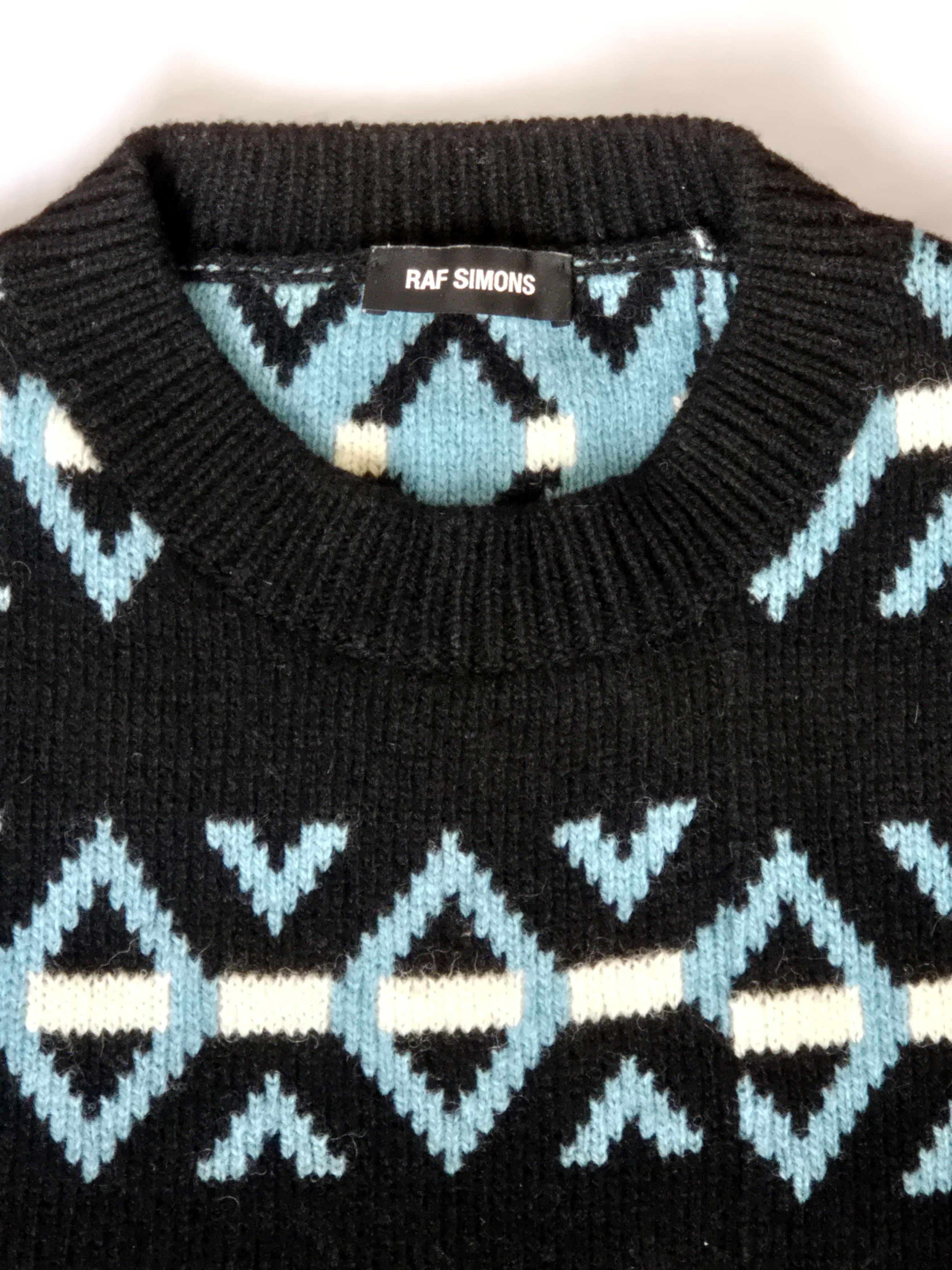 Raf Simons Raf Simons multicolor jacquard knit sweater Size US S / EU 44-46 / 1 - 3 Thumbnail