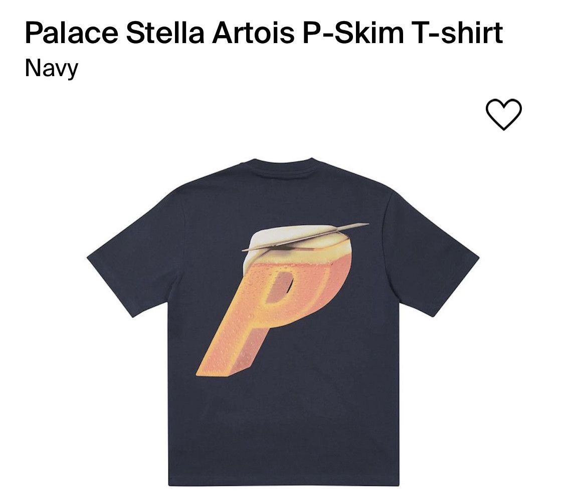 Palace Stella Artois Cartouche T-shirt Navy