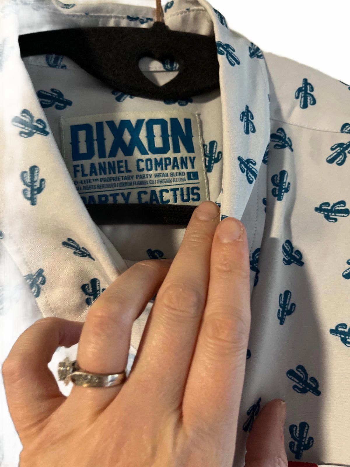 Dixxon Dixxon Flannel Company Party Cactus Short Sleeve Shirt Size L / US 10 / IT 46 - 2 Thumbnail