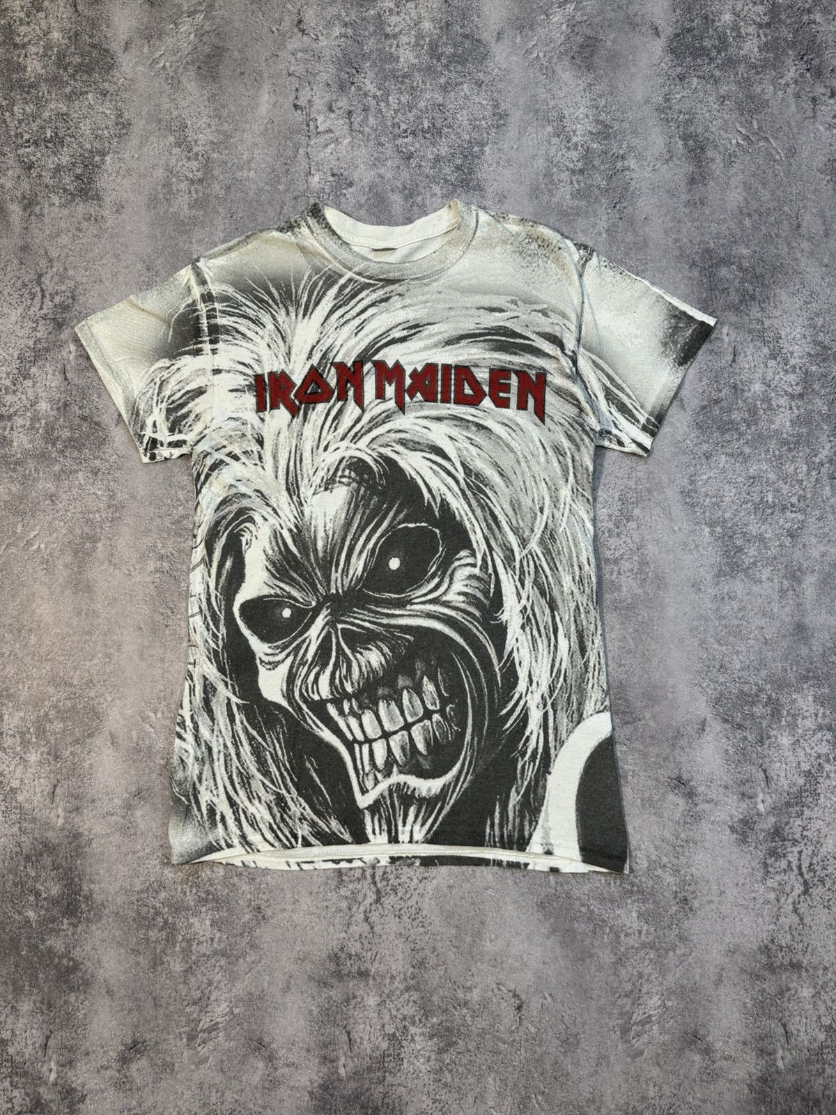 Band Tees × Iron Maiden Iron Maiden Over Print Rock Band T-Shirt Size US S / EU 44-46 / 1 - 1 Thumbnail