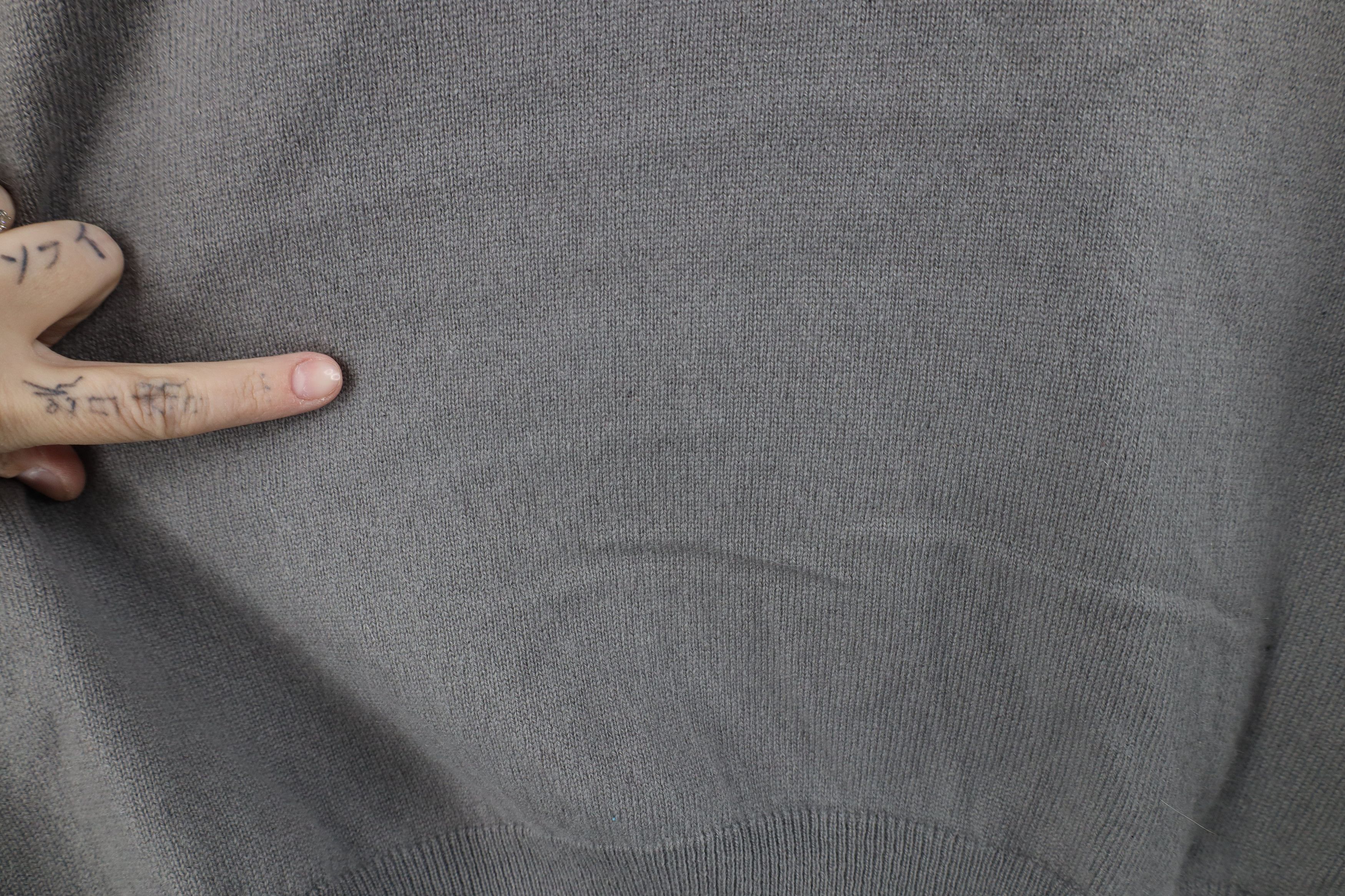 Vintage Vintage Streetwear Soft Cashmere Knit Crewneck Sweater Gray Size US XL / EU 56 / 4 - 6 Thumbnail