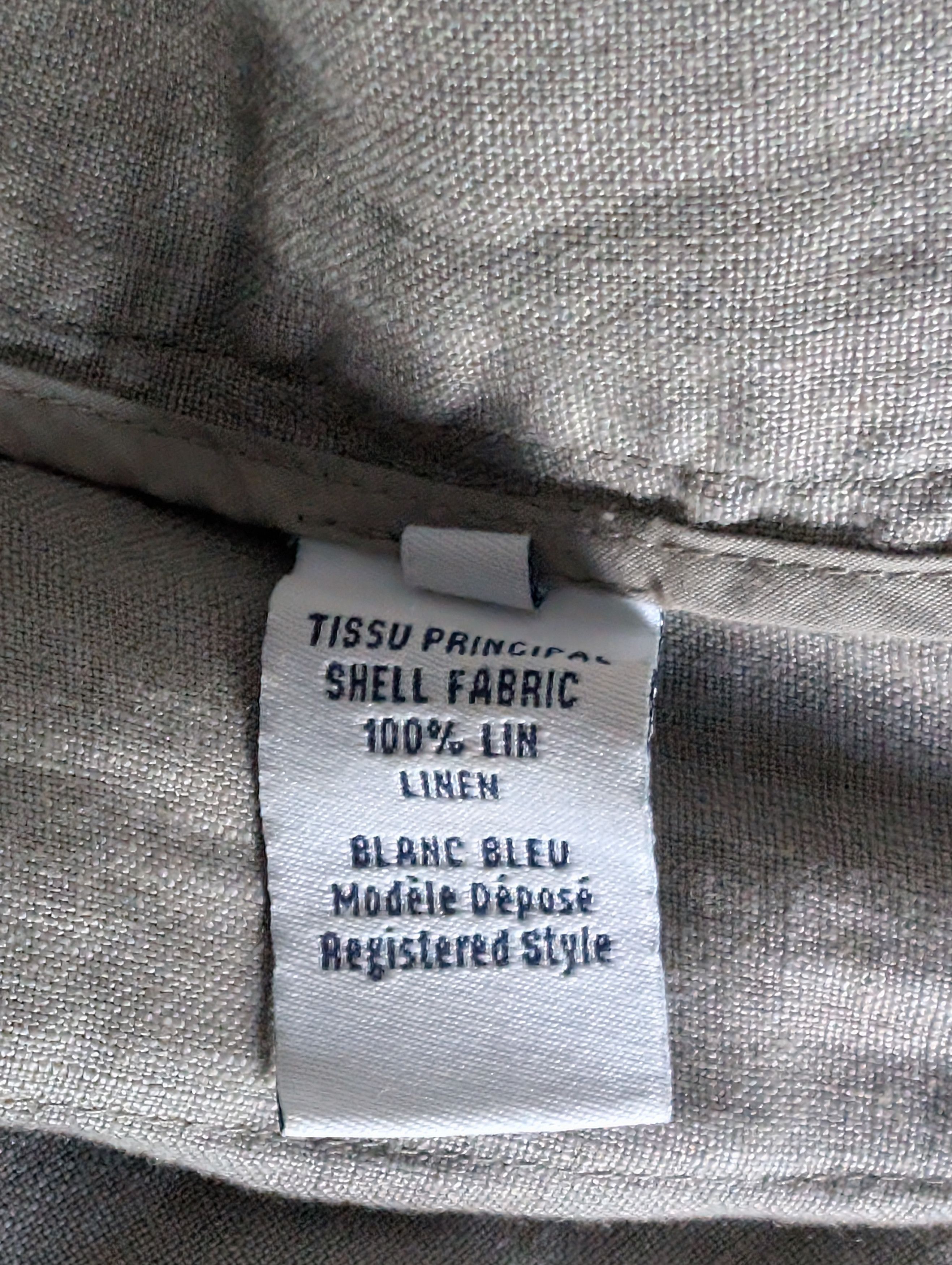 Other Blanc Bleu Safari Jacket in Linen Size US L / EU 52-54 / 3 - 6 Thumbnail