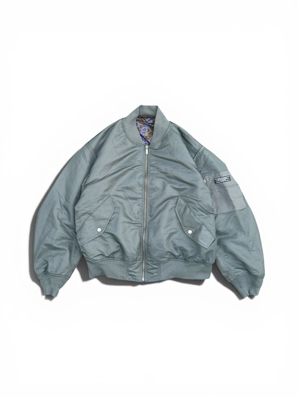 GU × Undercover GU x Undercover Reversible MA-1 Bomber Jacket "Silent Noise" Size US M / EU 48-50 / 2 - 2 Thumbnail