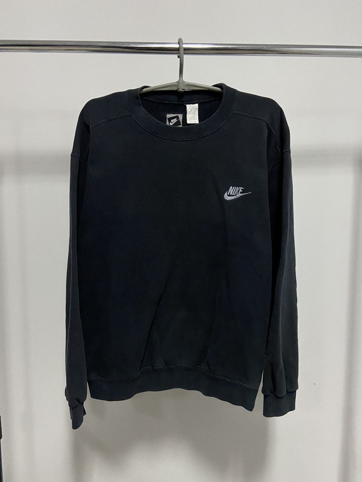 Nike × Vintage Nike Sweatshirt small Logo Vintage 90s Size US S / EU 44-46 / 1 - 1 Thumbnail