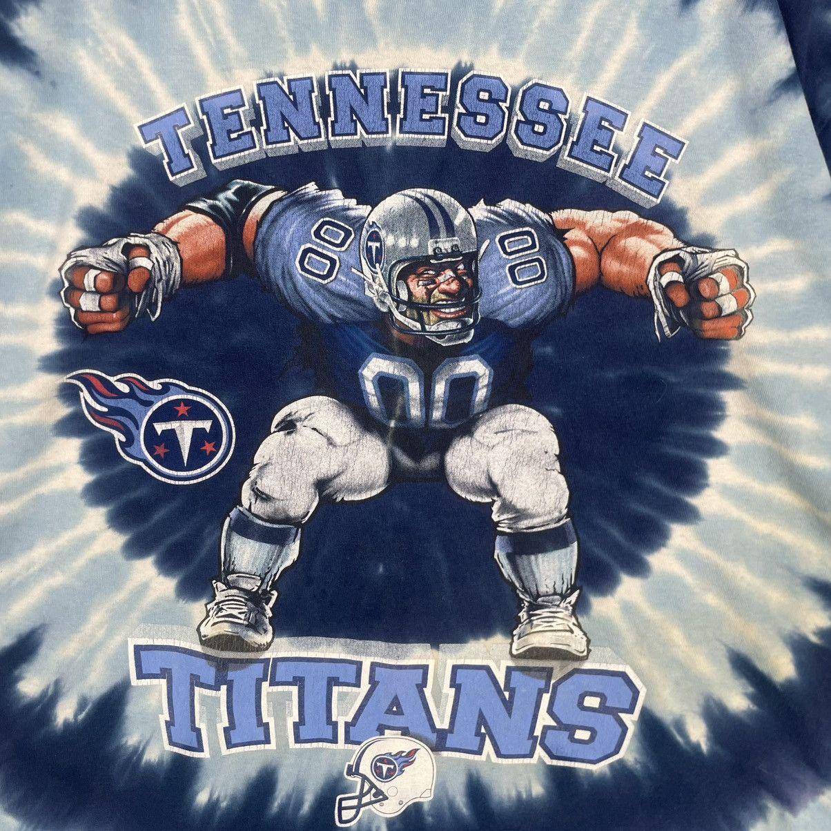 Designer × Vintage T-shirt vintage liquid Tennessee titans - blue Size US M / EU 48-50 / 2 - 8 Thumbnail